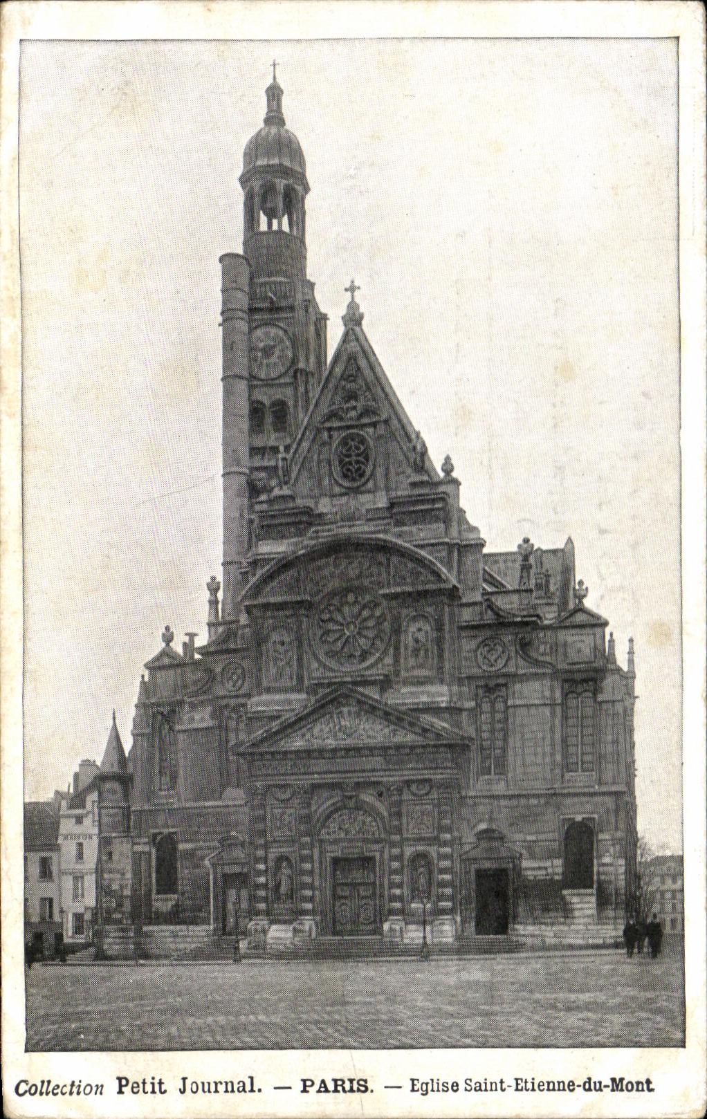 CPA Collection Small Newspaper bets Church Saint Etienne of the Mount