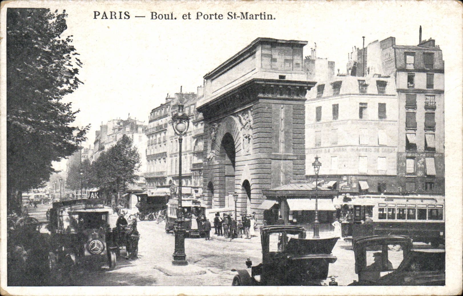 CPA Paris Boul and Porte St Martin