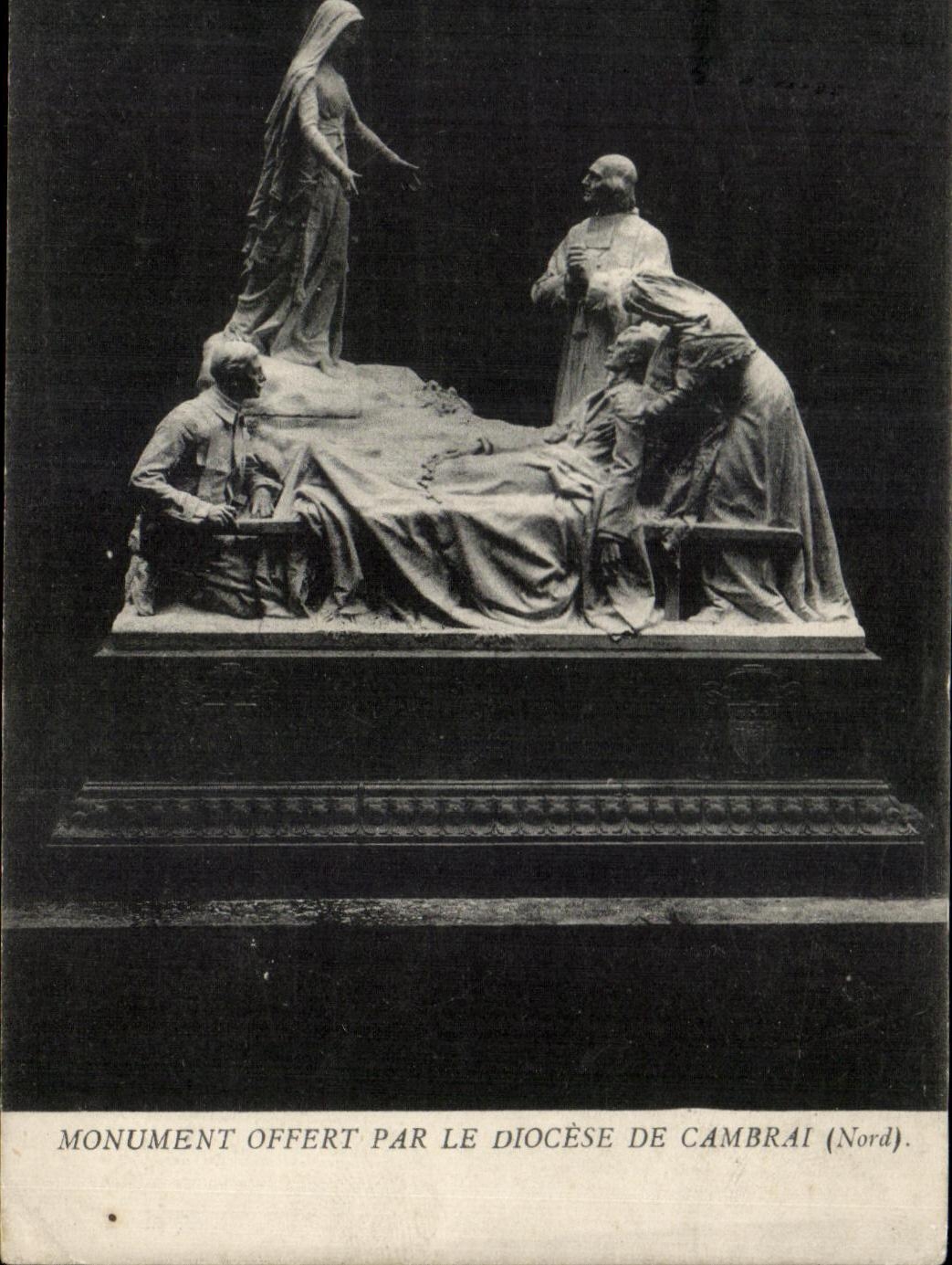 CPA Monument Offert Par Le Diocese De Cambrai (Nord)