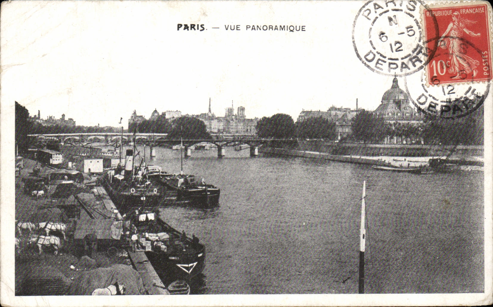 CPA Paris Panoramic View the Seine Our Lady