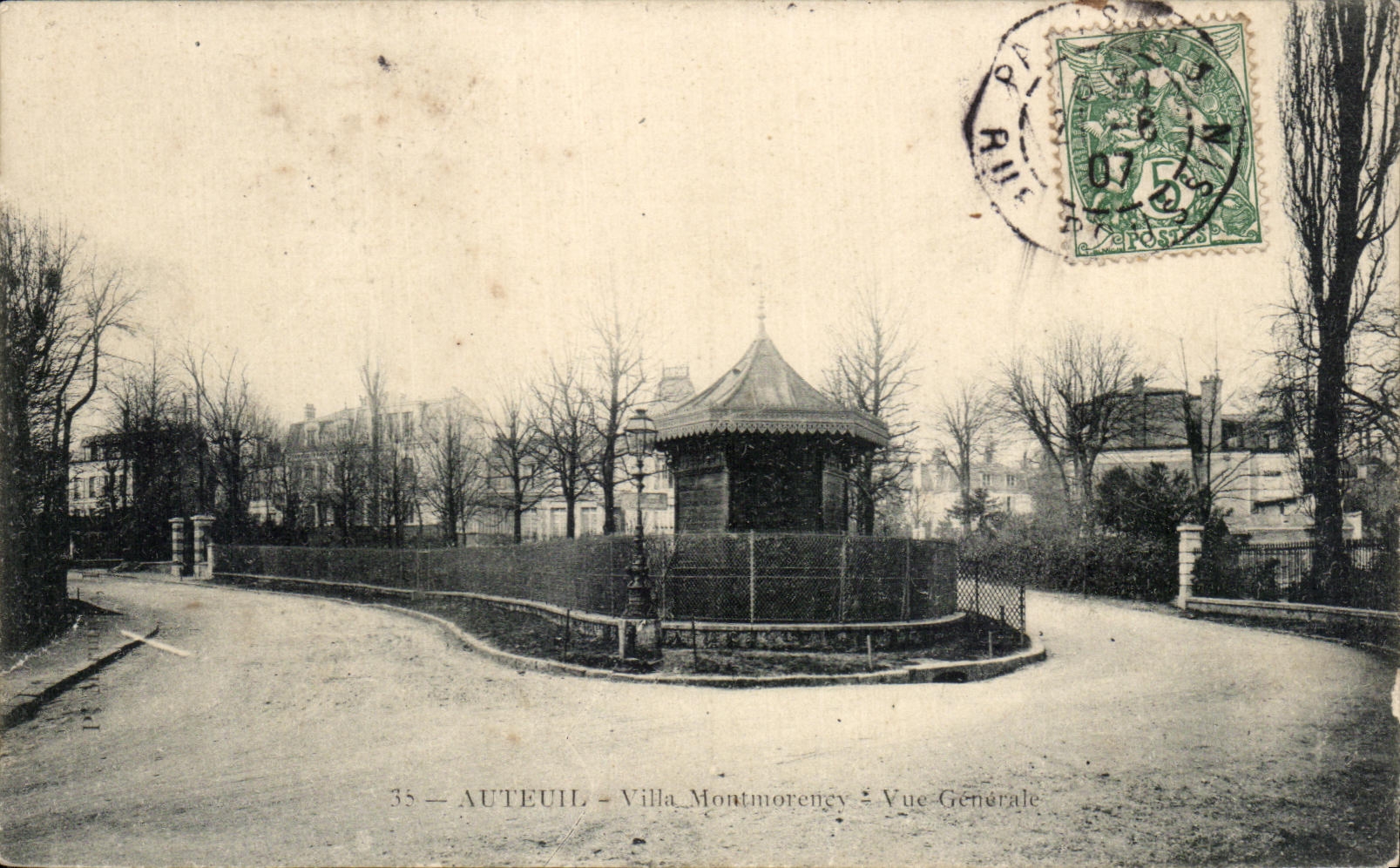 CPA Auteuil Villa Montmorency Vue Generale
