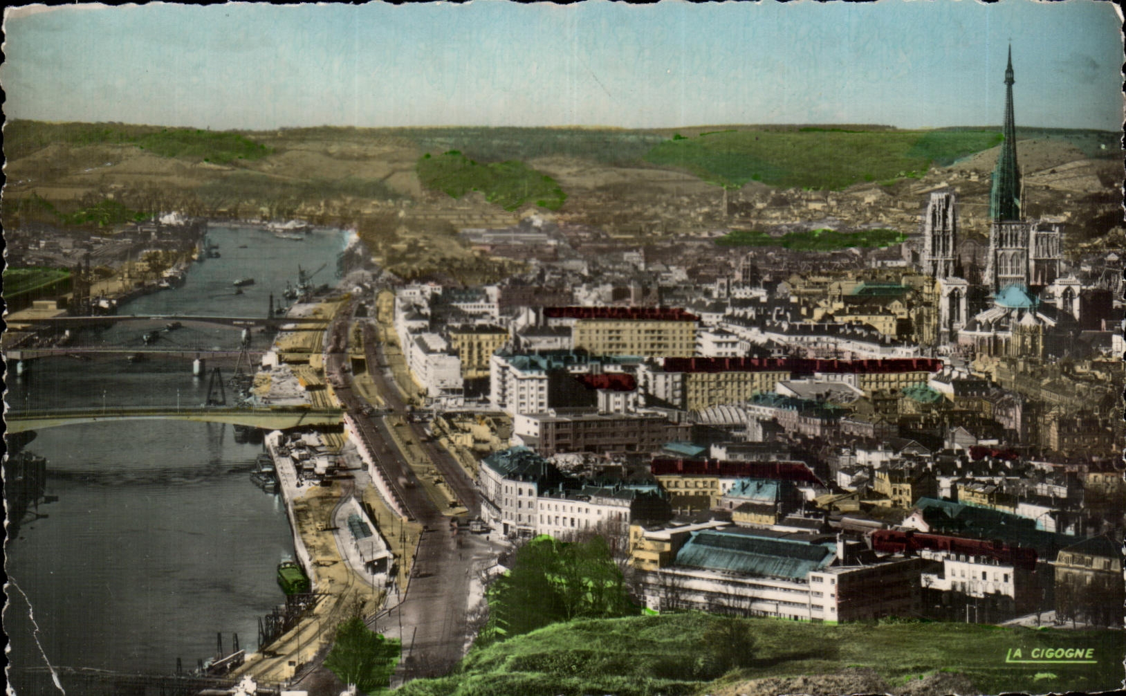 CPA Rouen View General View