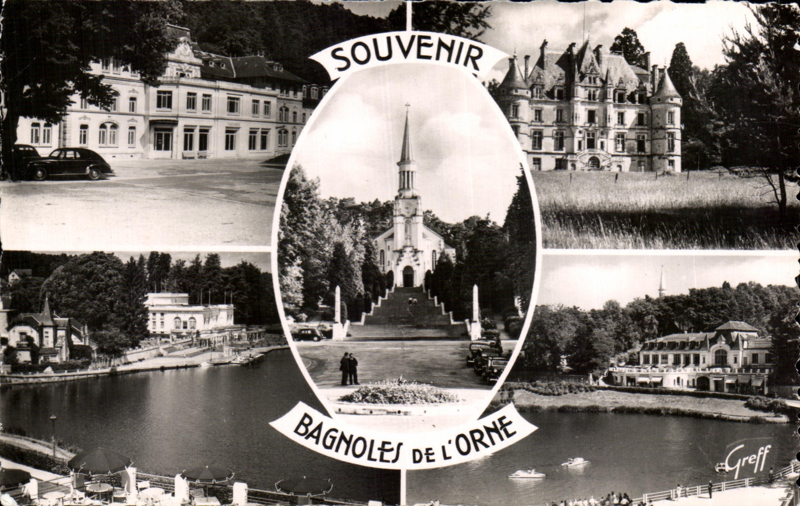 CPA Souvenir Bagnoles De L Orne