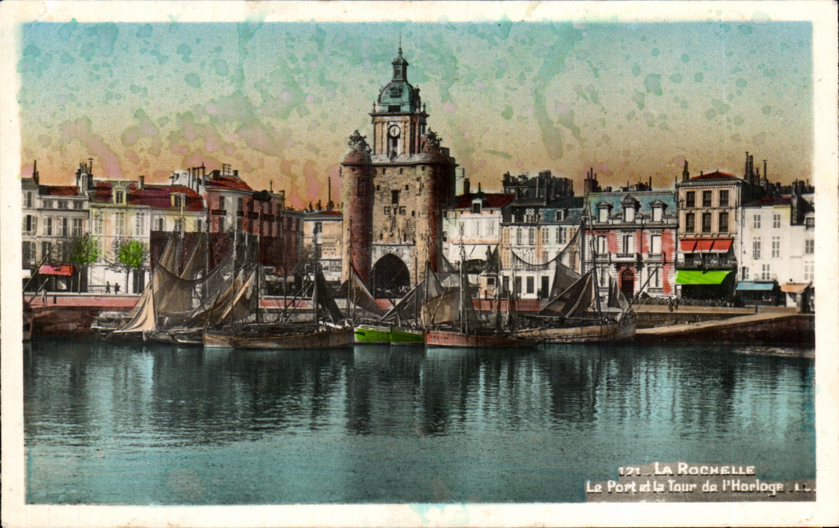 CPA La Rochelle the Port and the Tower da Clock