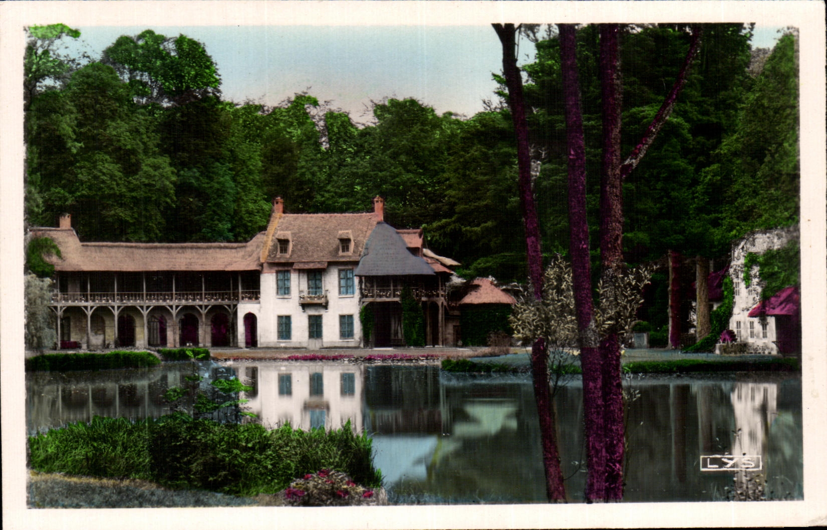 CPA Versalles Hamlet de TRianon la casa