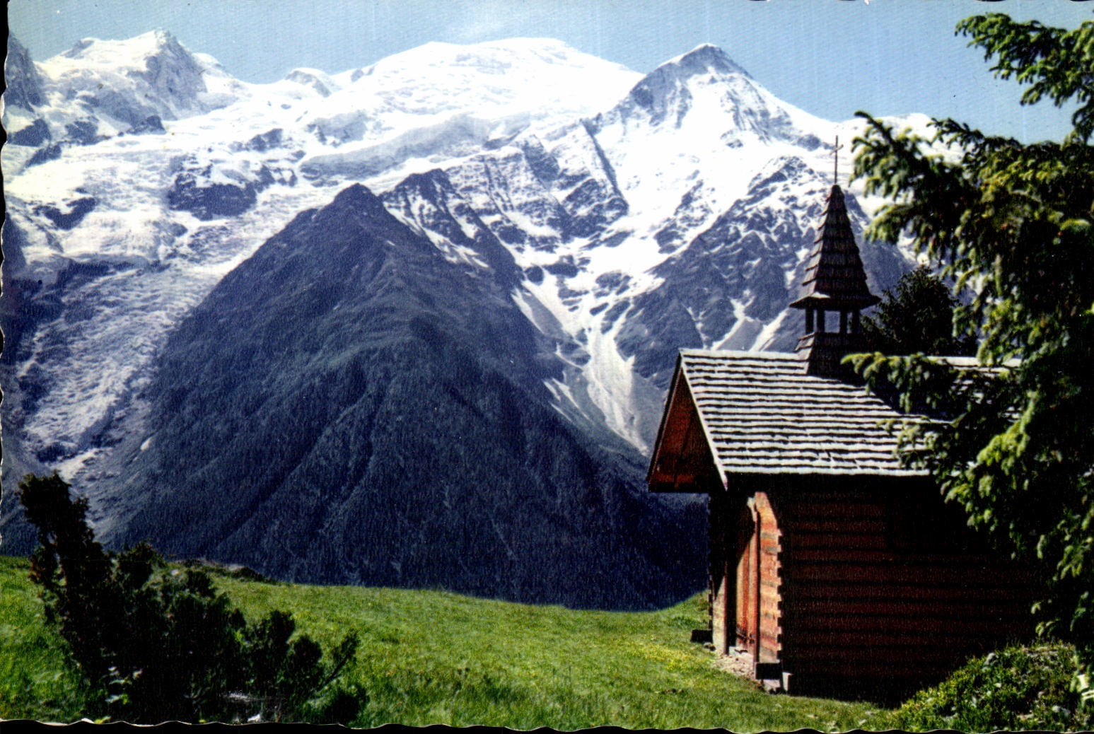 CPA Chamonix Mont Blanc Aiguille du Gouter depuis Merlet