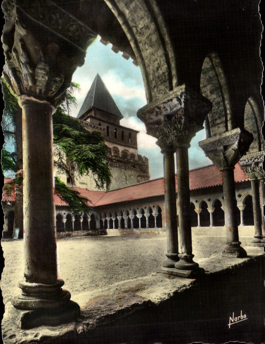 CPA Moissac the Cloister and the Bell-tower of I Church Abbatile Saint Pierre