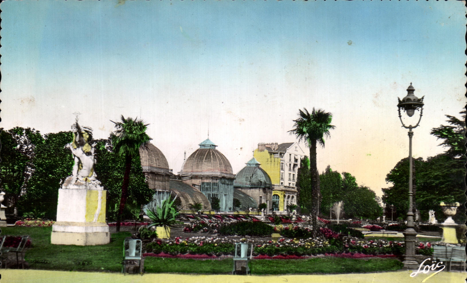 CPA Rennes Thabor the corner of the greenhouses