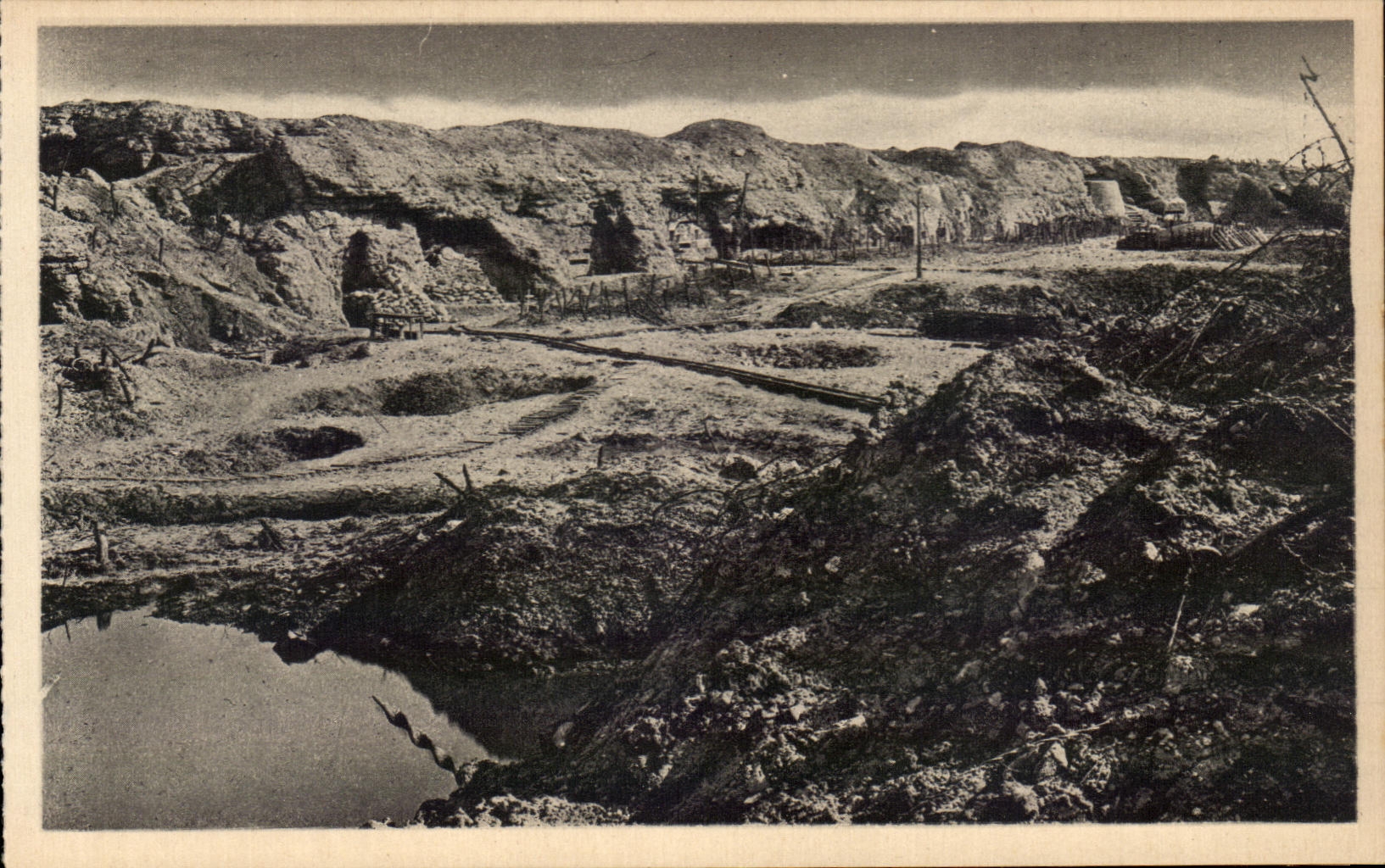 CPA Ruins Of the Large War Env De Verdun Fort De Douaumont Militaria