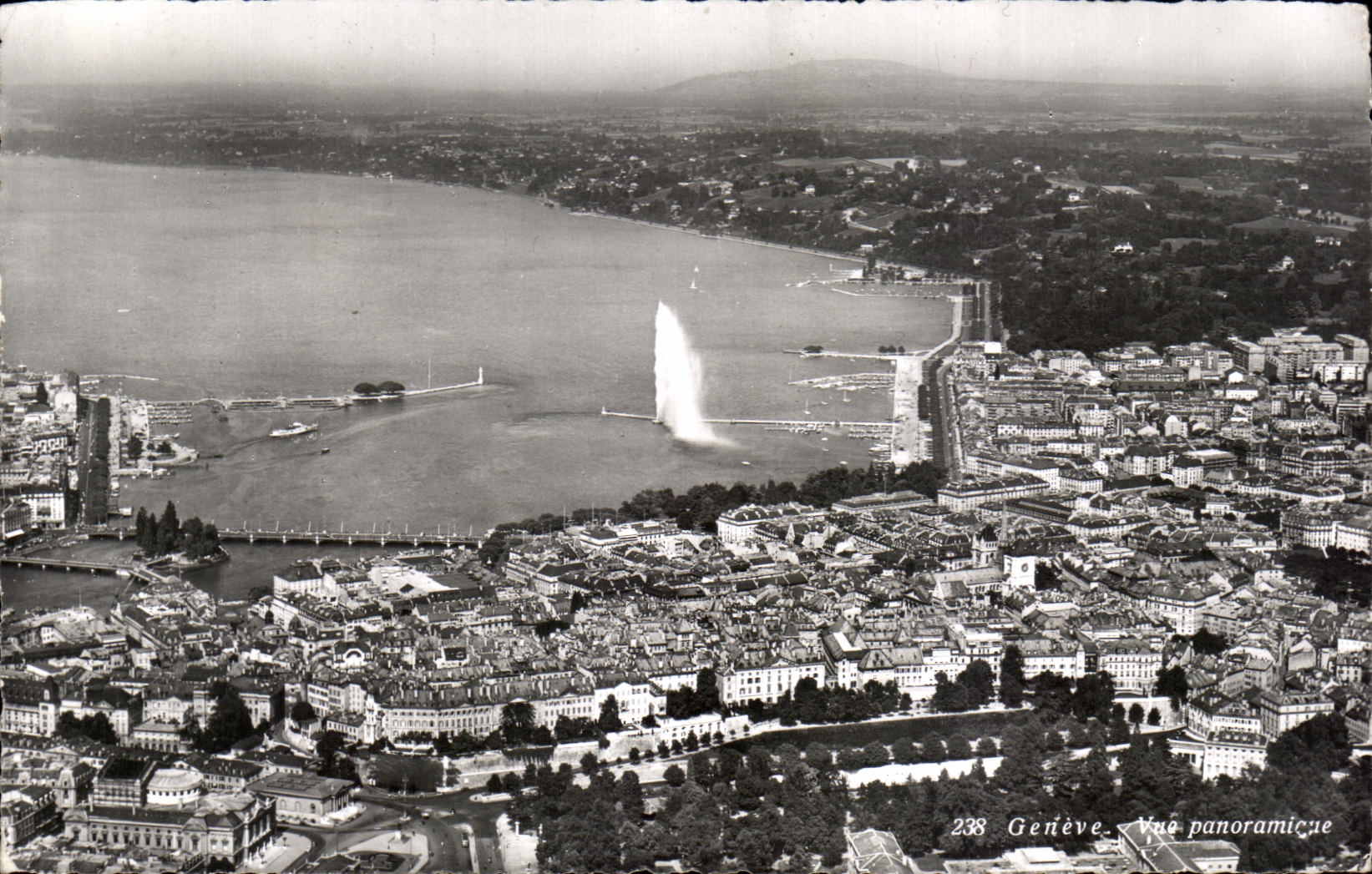 CPA Geneva Seen Panoramicue
