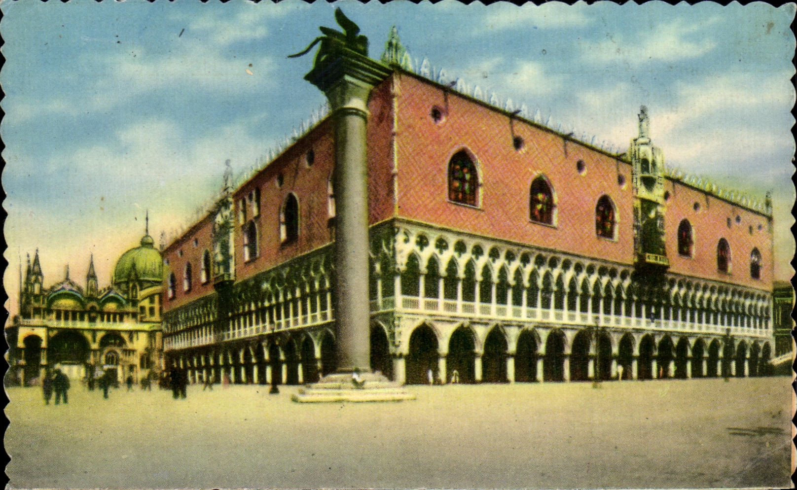 CPA Venezia Palazzo Ducale the Palate Ducat Doge S Places Der Dogenpalast