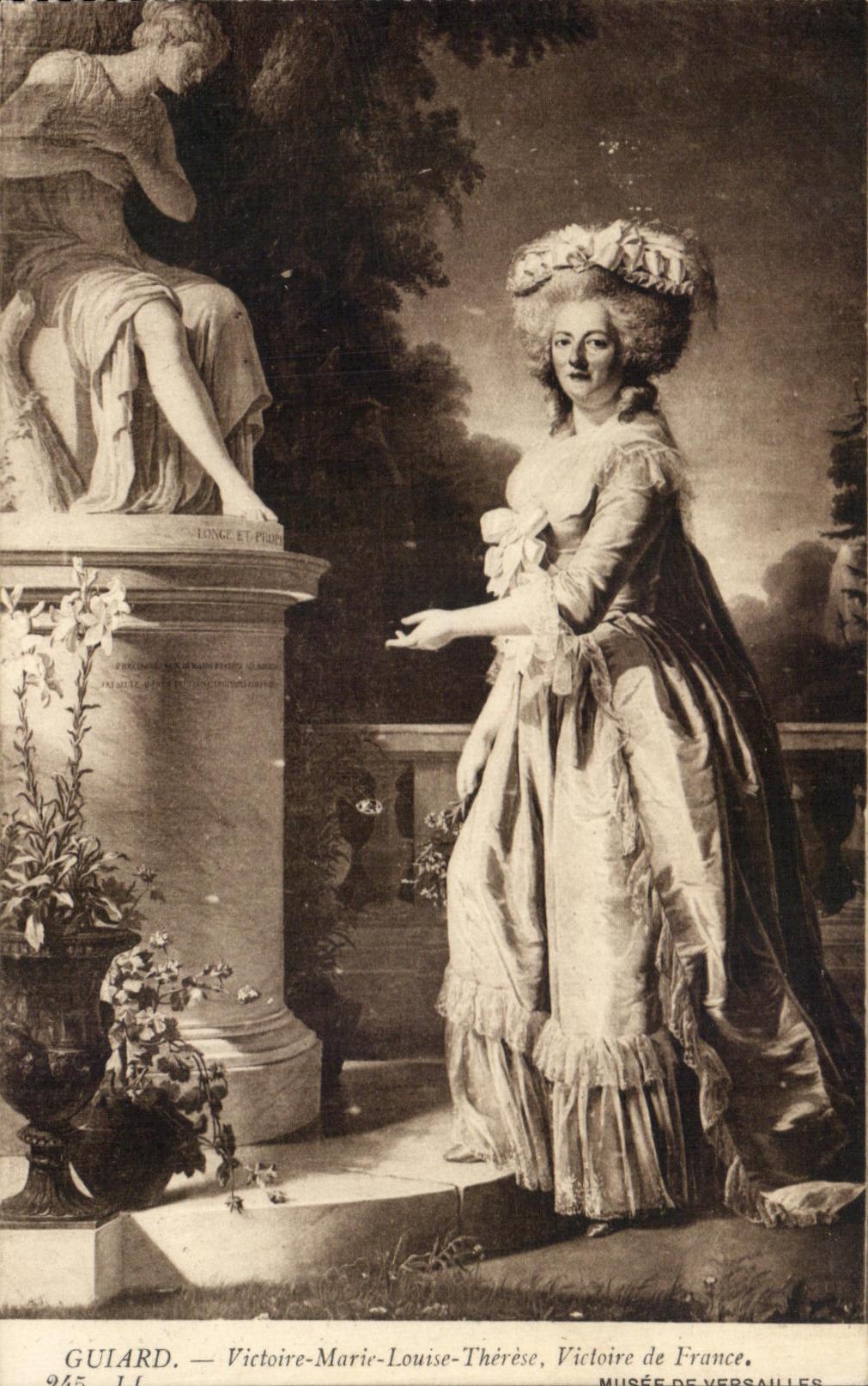 CPA Guaird Victorie Marie Louise Therese Vietoire de France Musee de Versailles
