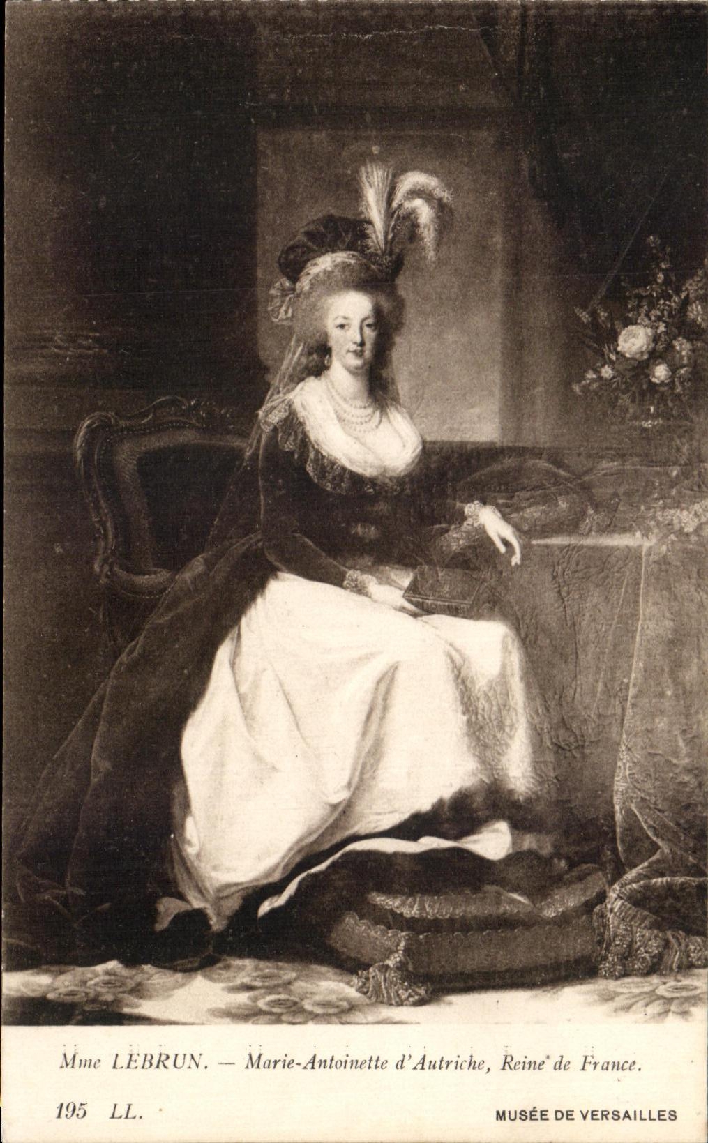 CPA Mme Lebrun Marie Antoinette d Autriche Reine de France Musee De Versailles