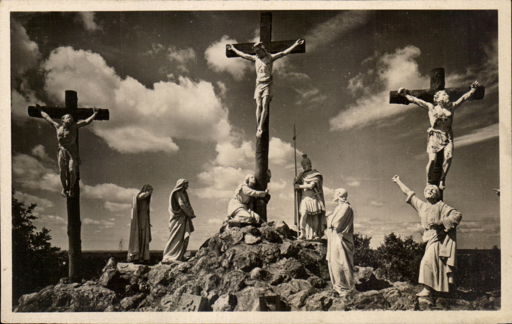 CPA the Martyrdom of Pontchateau View