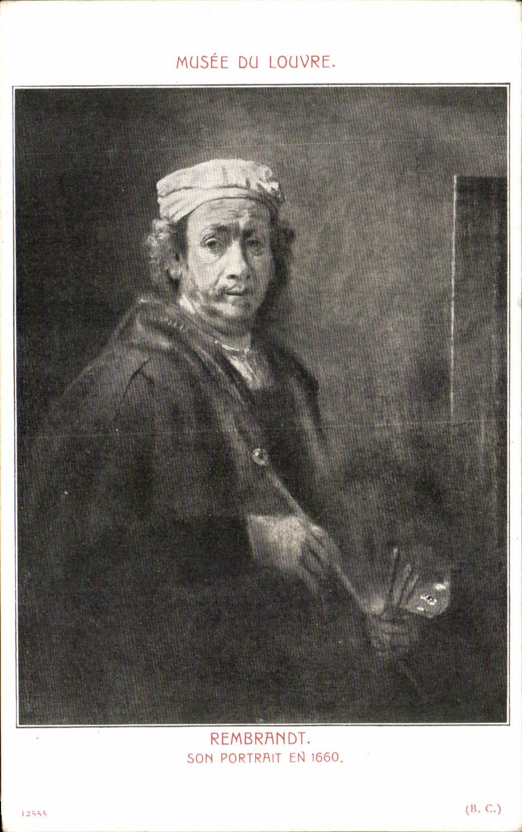 CPA Rembrandt Son Poritrait En 1660 Paris Musee du Louvre