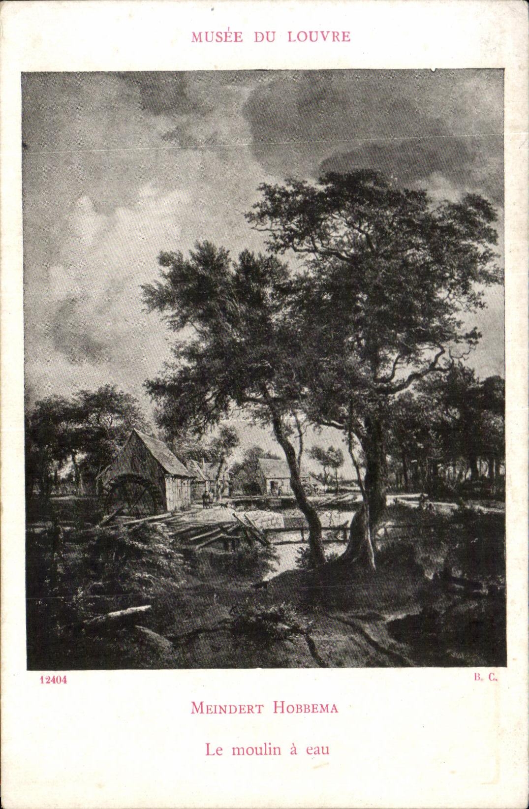 CPA Meindert Horbema Le moulin a eau Paris Musee du Louvre