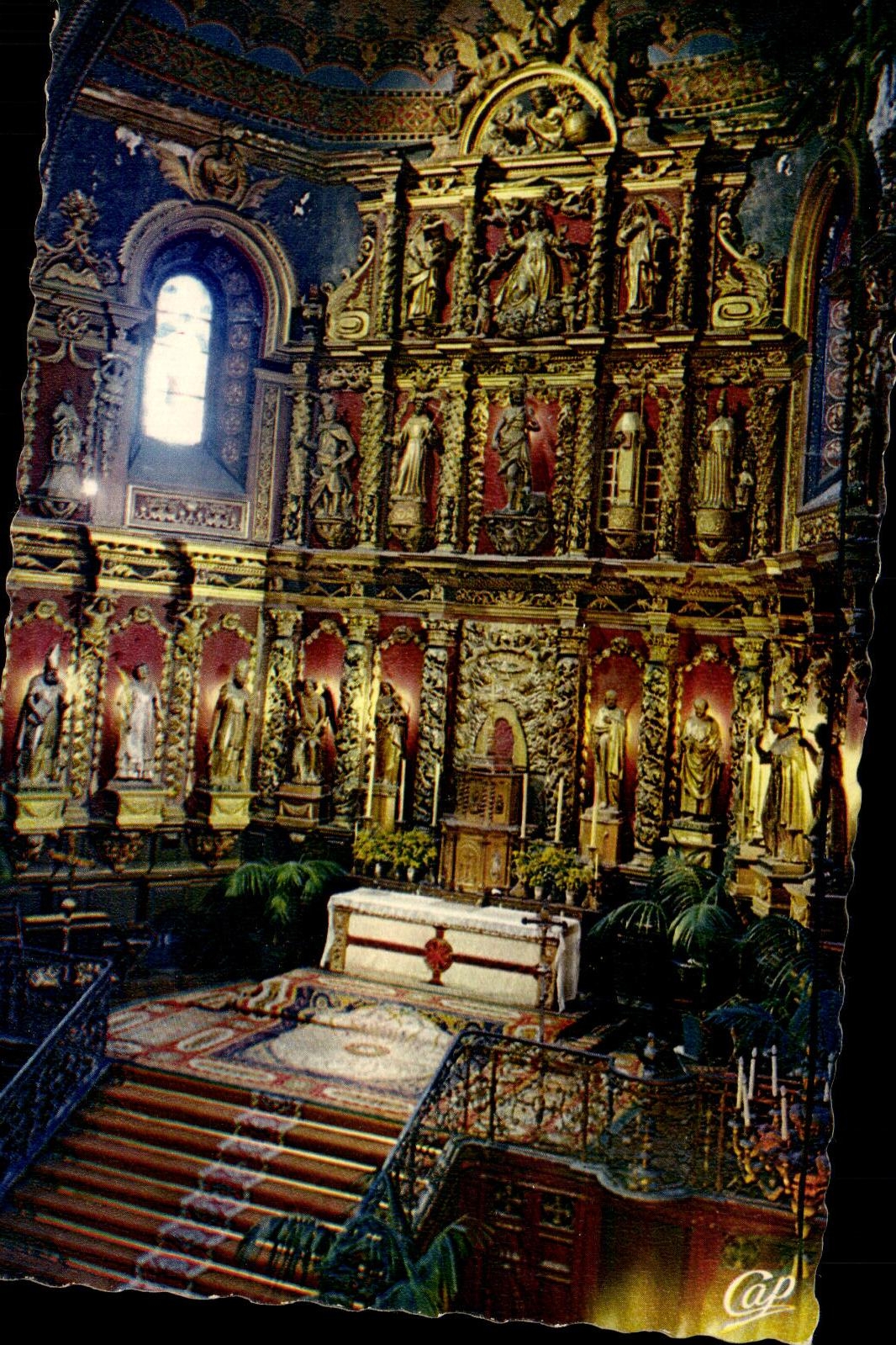 CPA Saint Jean De Luz Church Or took place the marriage of Louis XIV and I Infante Spain Marie Therese on June 9th 1660