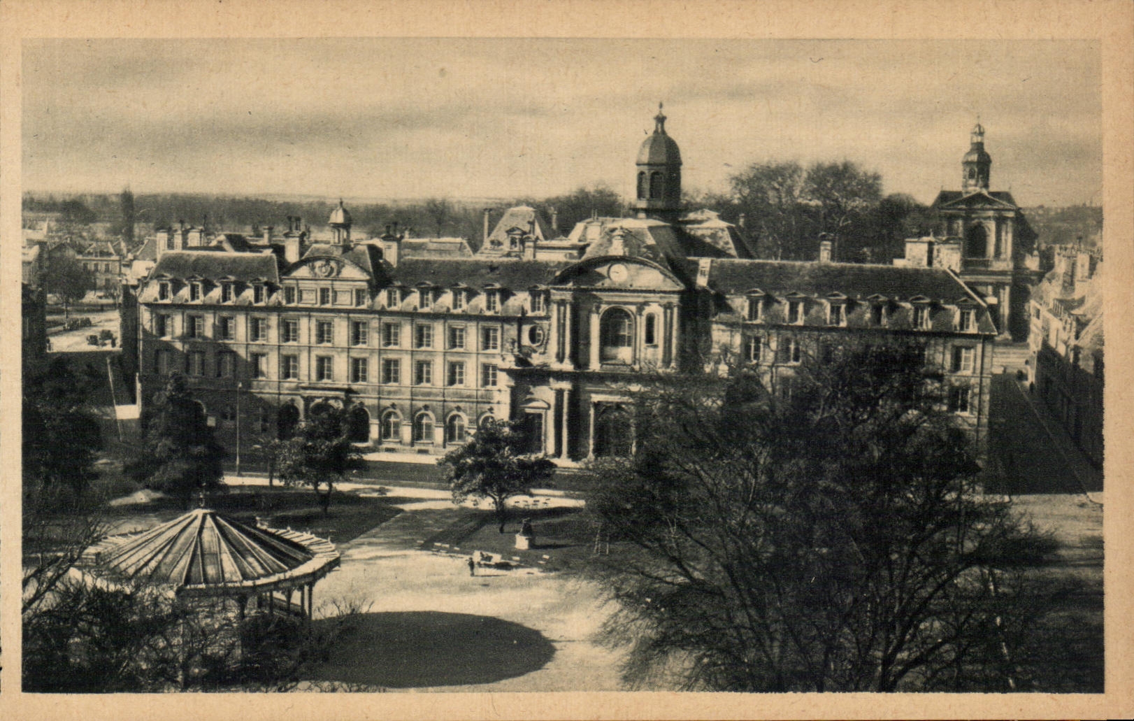 CPA Caen ayuntamiento el ayuntamiento del jardin y de I y argumentos
