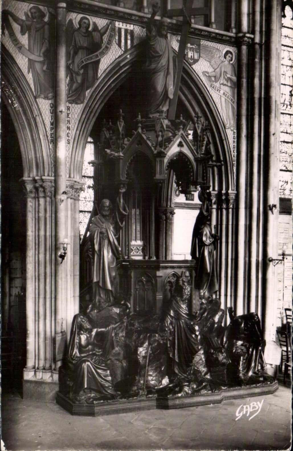 CPA Saint Brieuc the Basilica Our Lady Hope the Pulpit