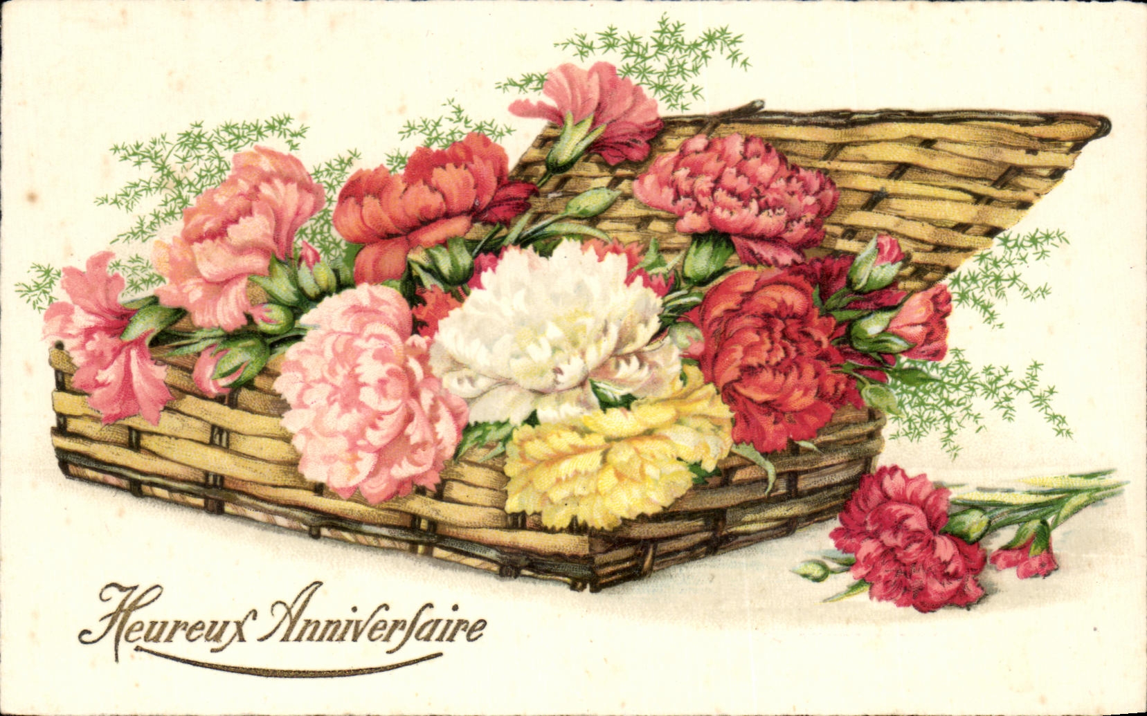 CPA Fantaisie Enfant Garcon Heureux Anniversaire