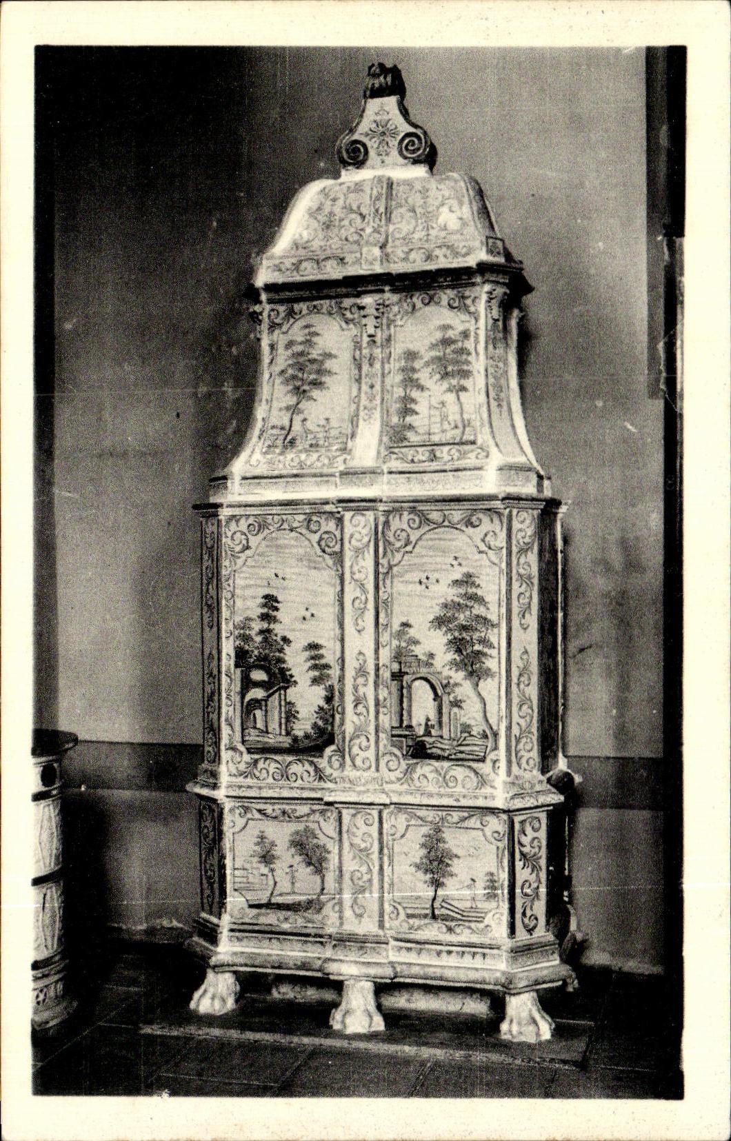 CPA Musee Dauphinois Grand poele fatence de Moustiers