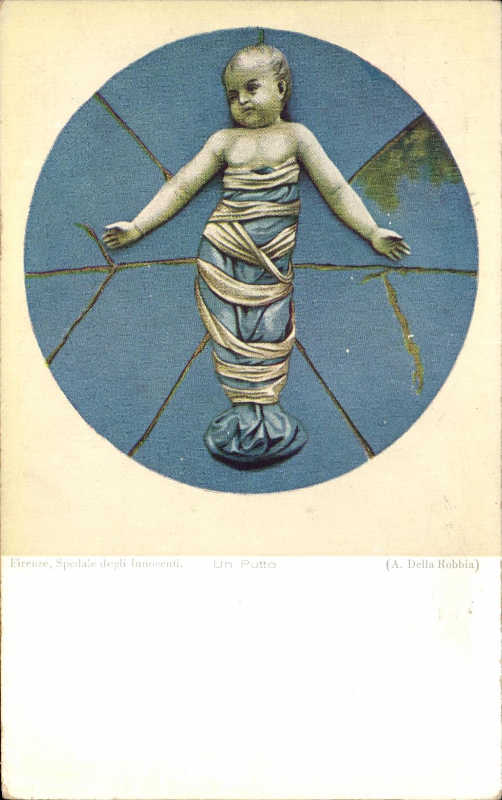 CPA Firenze Un putto Enfant 