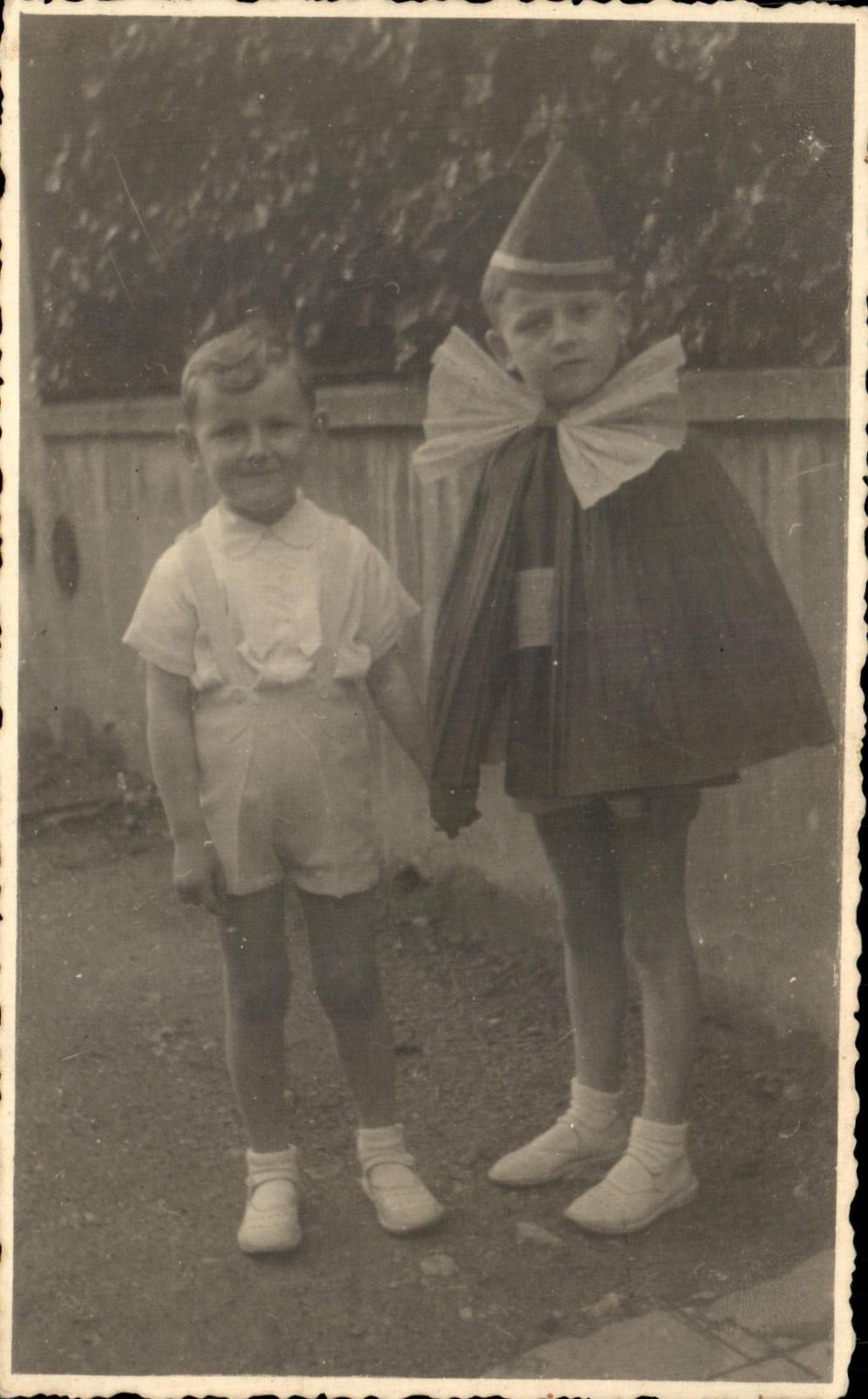 Real photo EnfantsClown