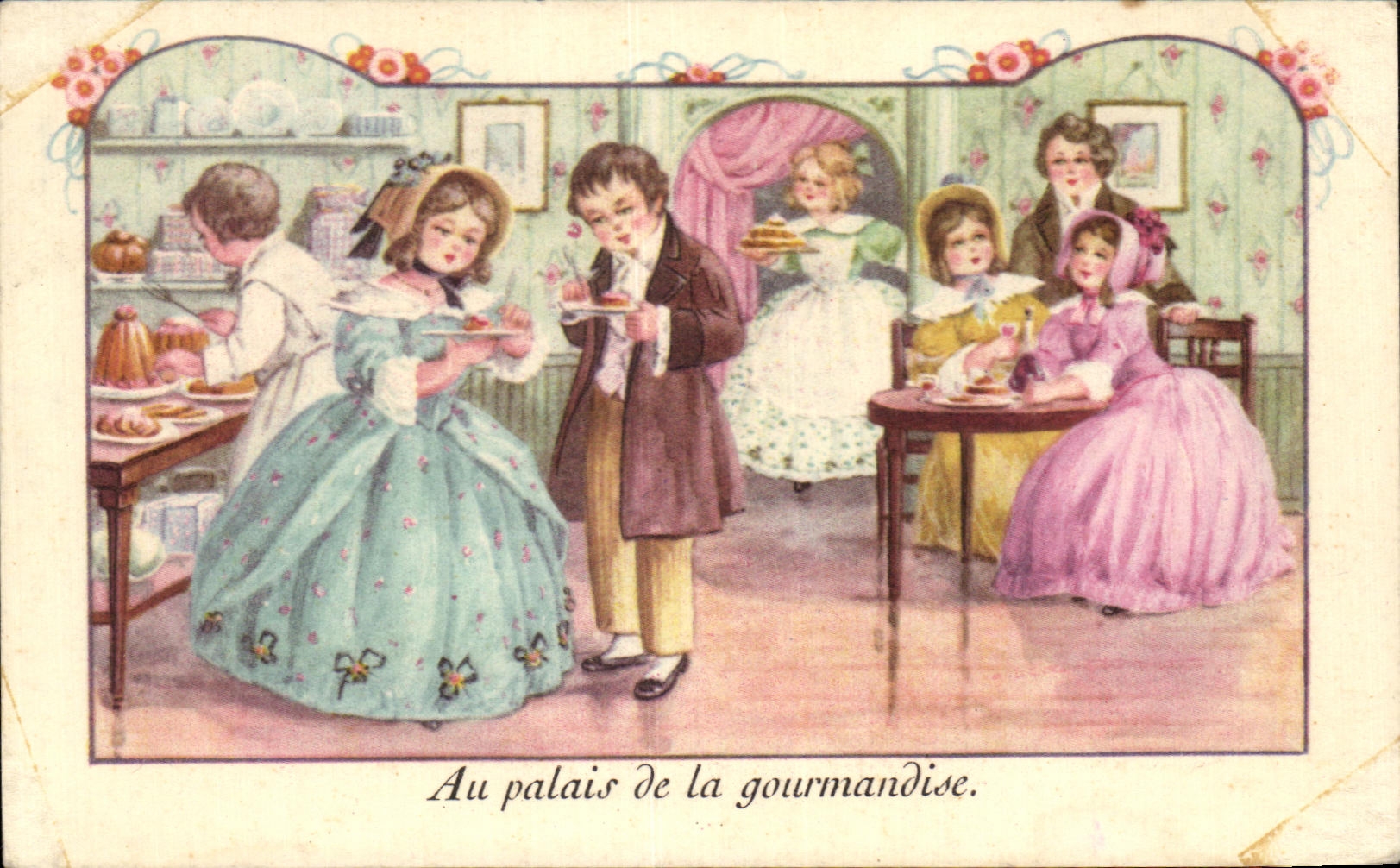 CPA Au palais de la gourmandise Enfants