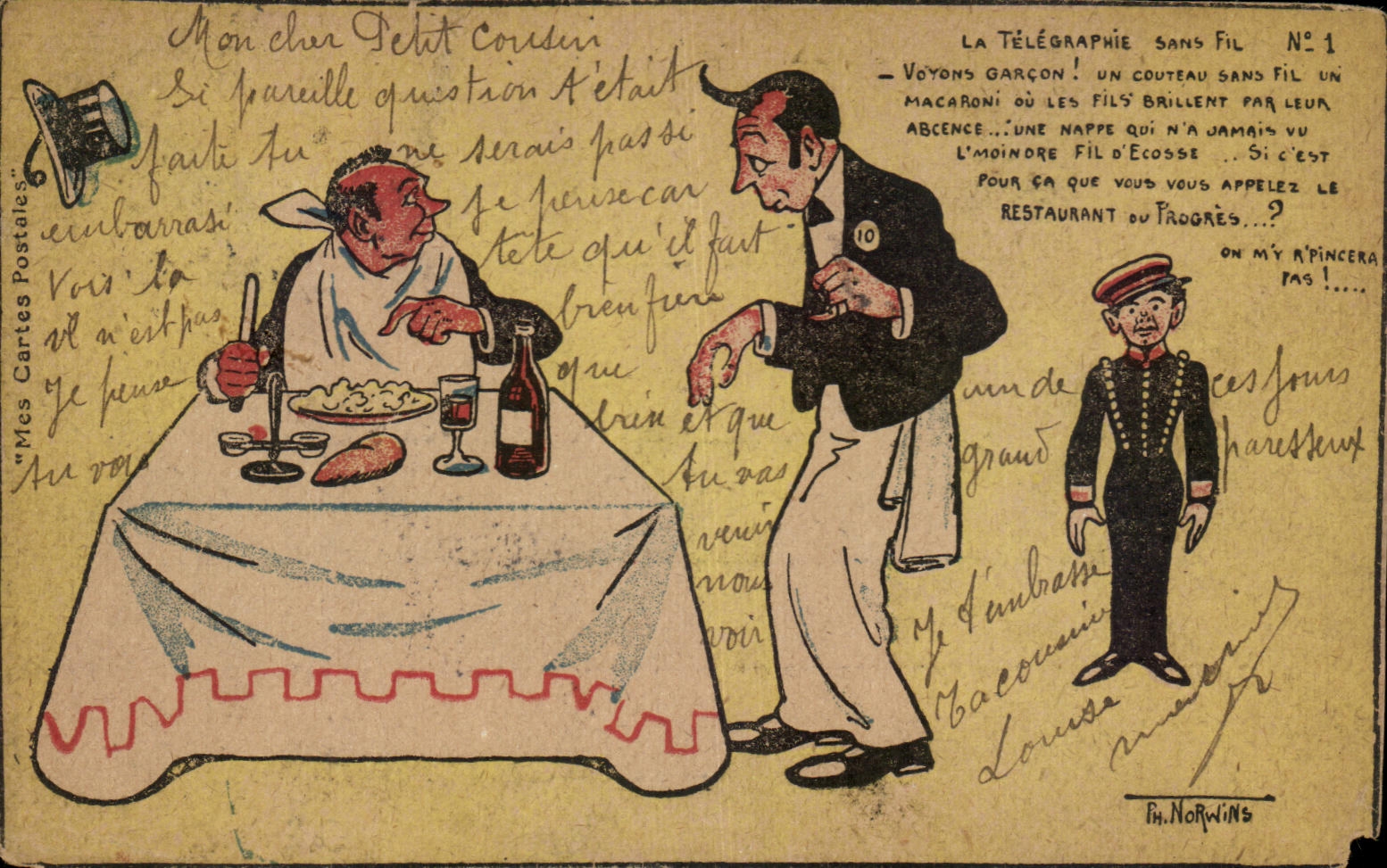 CPA Telegrapnie Without Wire