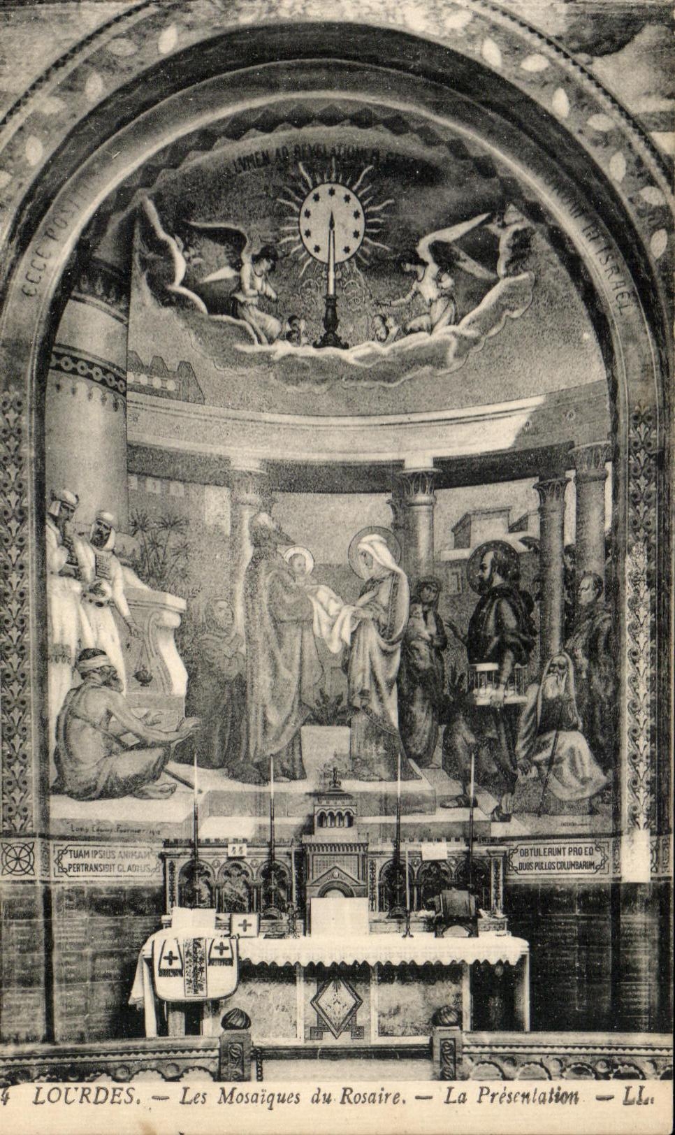 CPA Lourdes Les Mosaiques du Rosaire La Presentation