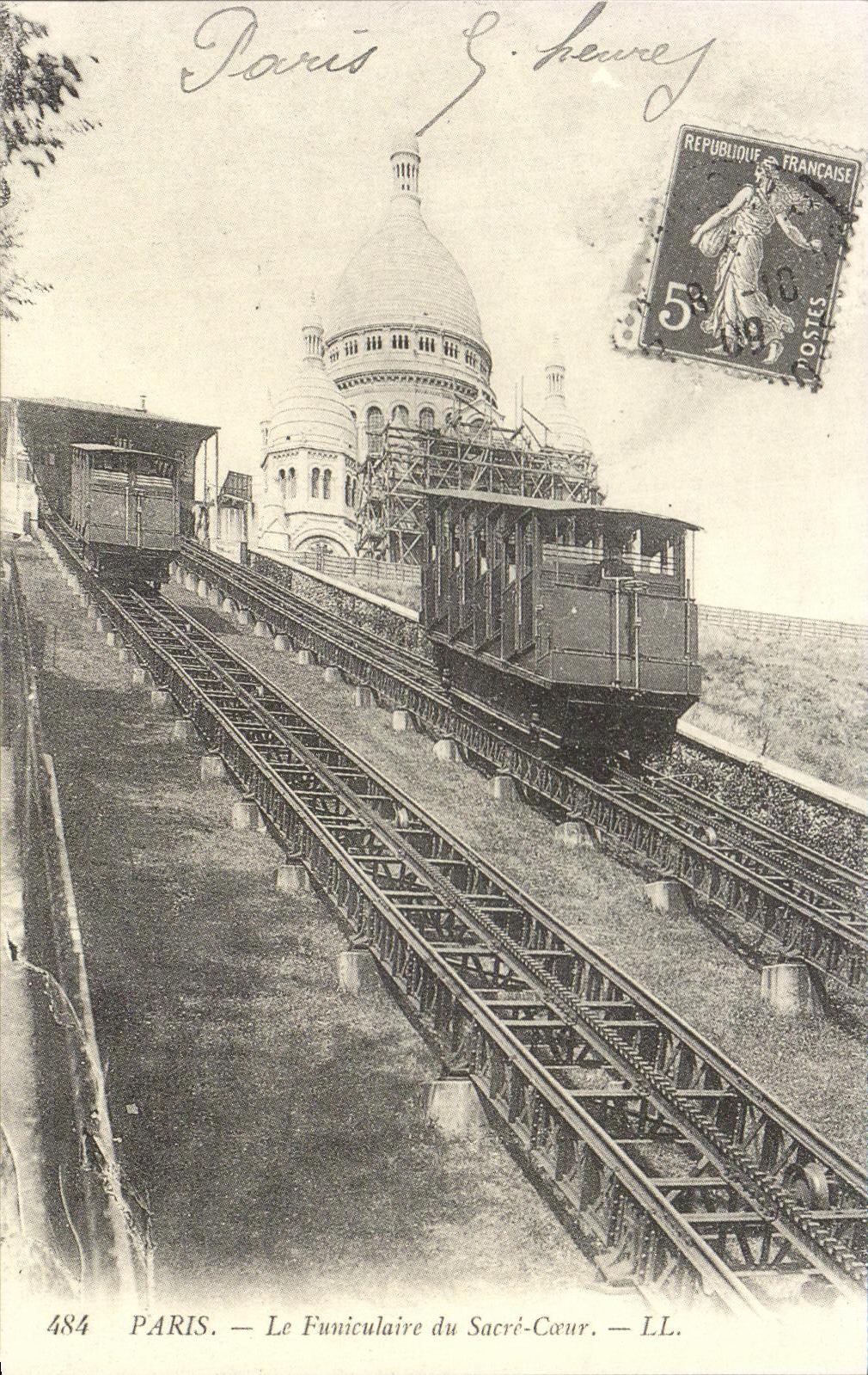 REPRO Paris the Funicular of the Sacring Heart