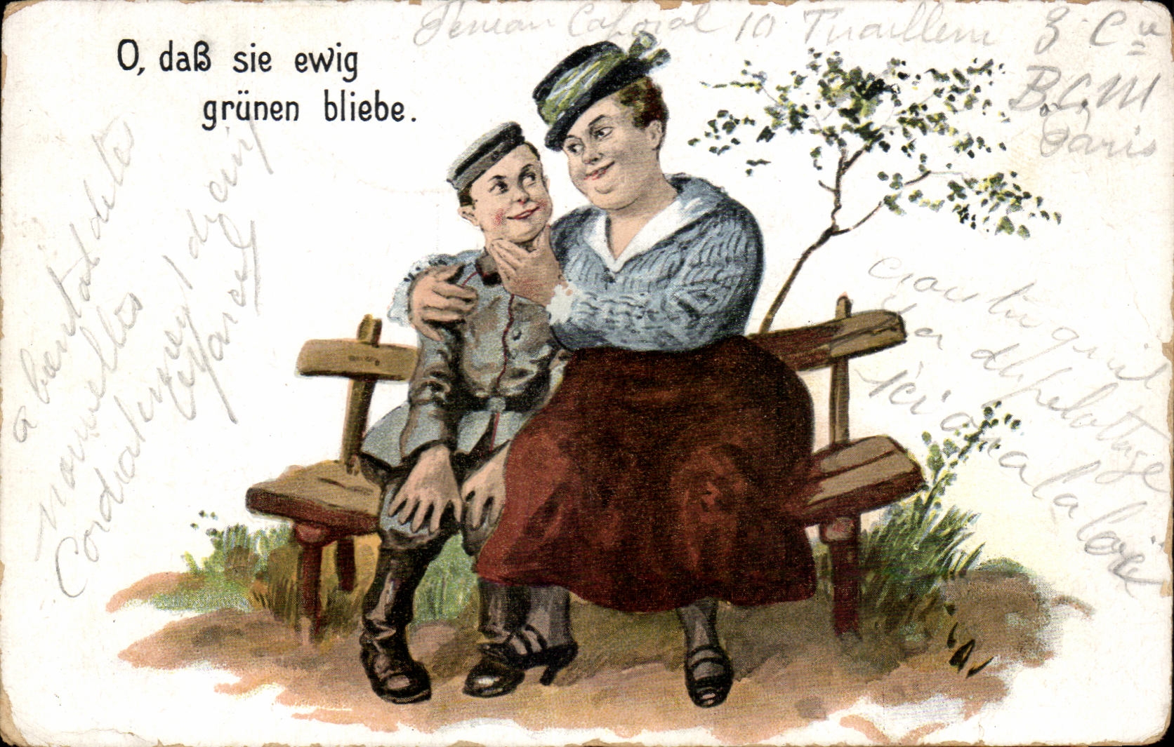 CPA O dass sie ewig grunen bliebe Humour Couple 