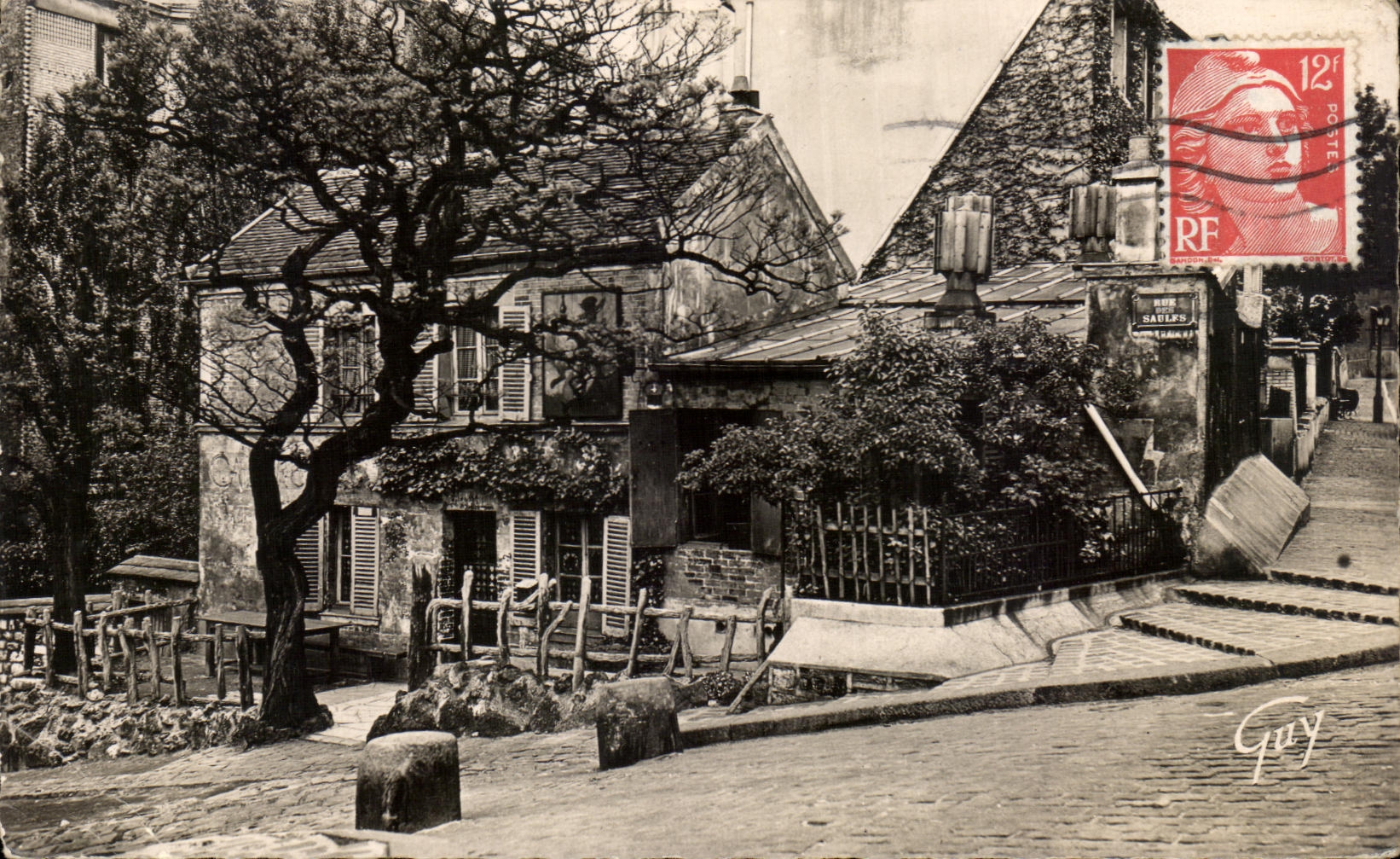 CPA Paris and its Montmartre Wonders the Nimble cabaret Rabbit street of the Willows