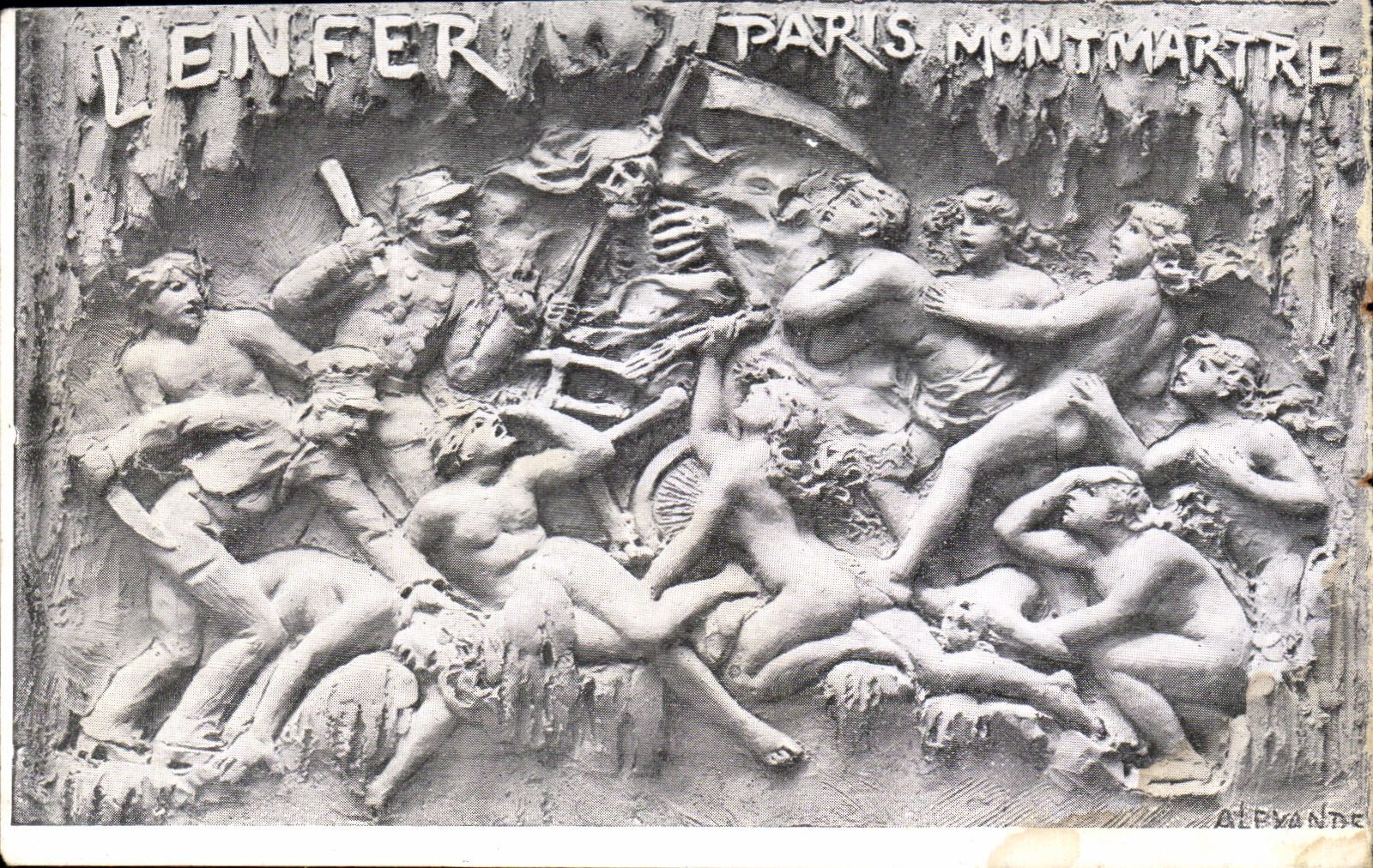 CPA hell Paris Montmartre