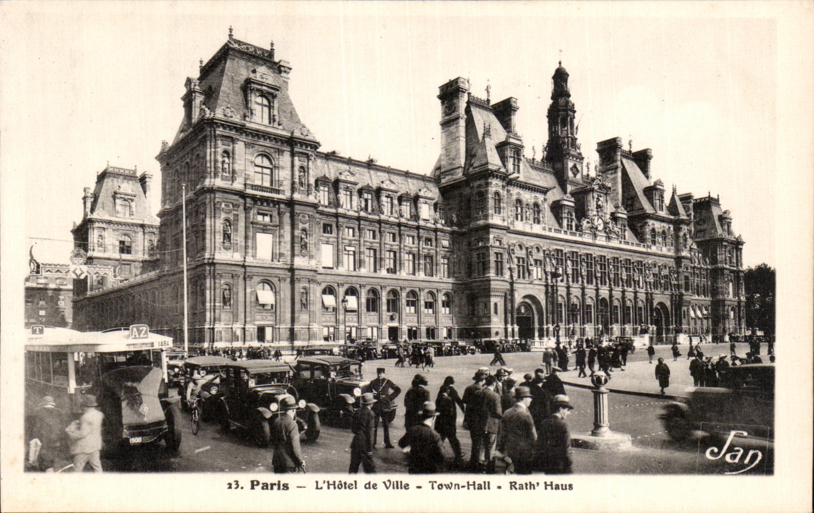 CPA Paris Town hall Town Hall Rath Haus