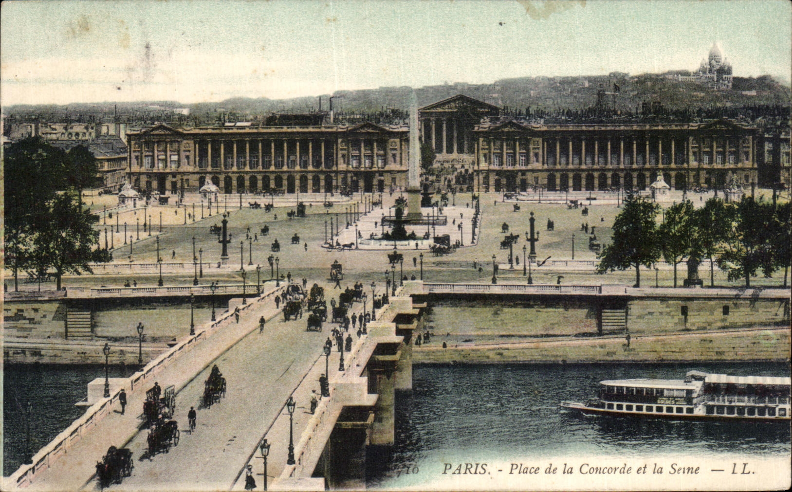 CPA Paris pone armonia y el corazon de Montmartre de las coronas de Seine Peniche
