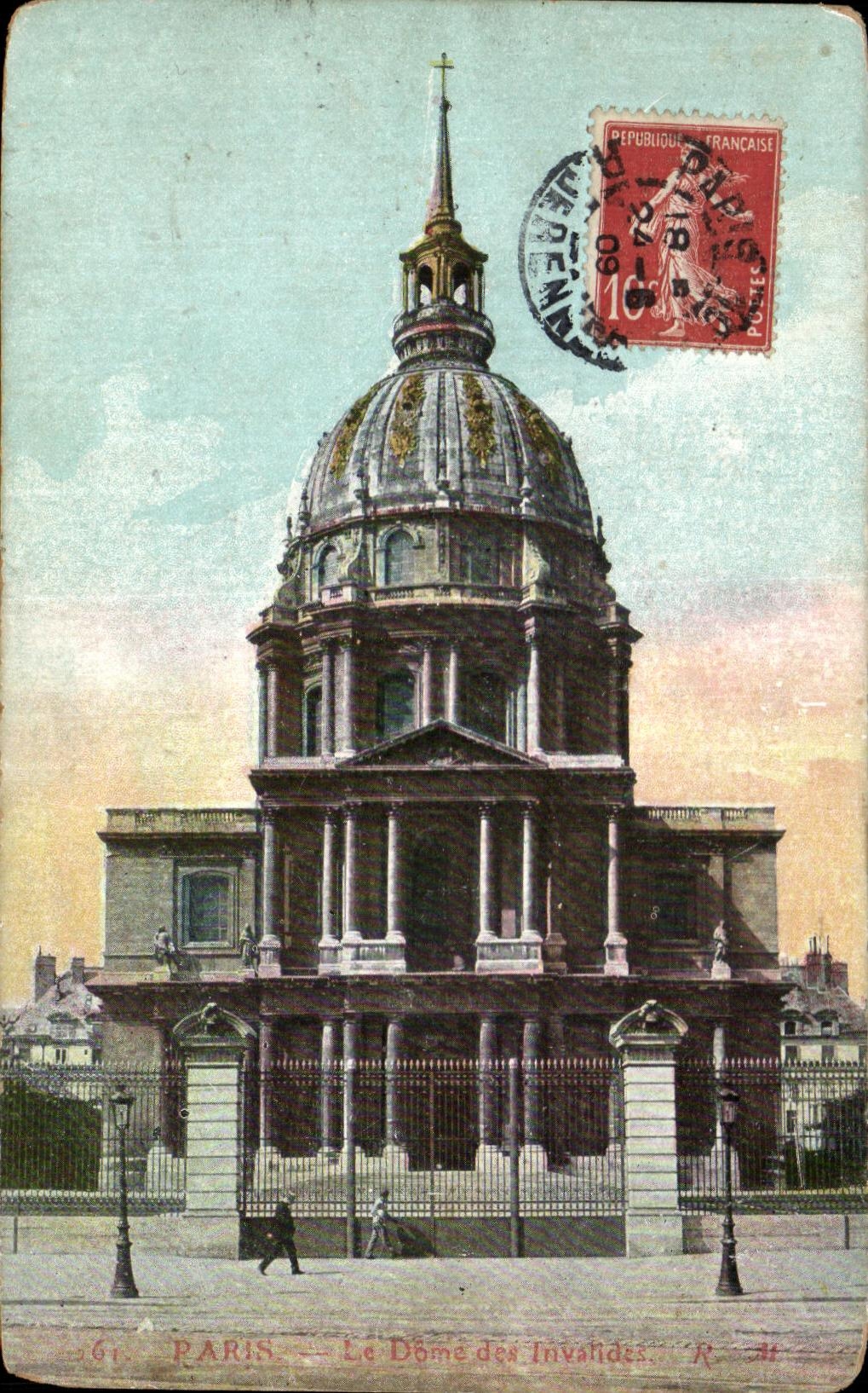 CPA Paris the Dome of Invalldes