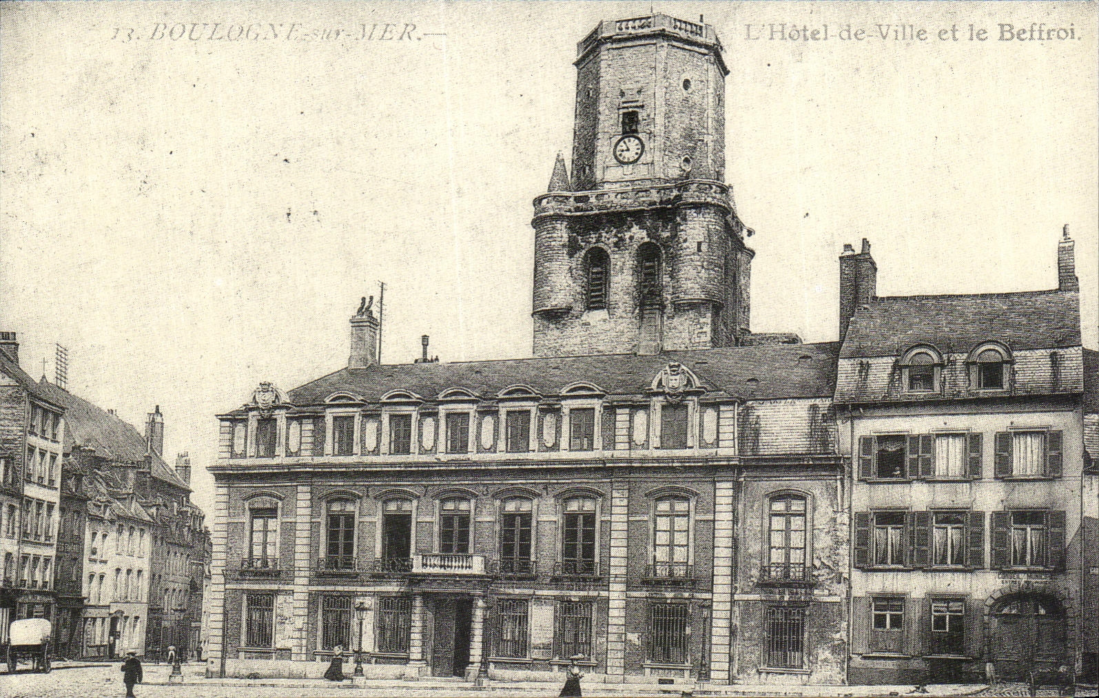 REPRO Boulogne On Sea Town hall and the Belfry