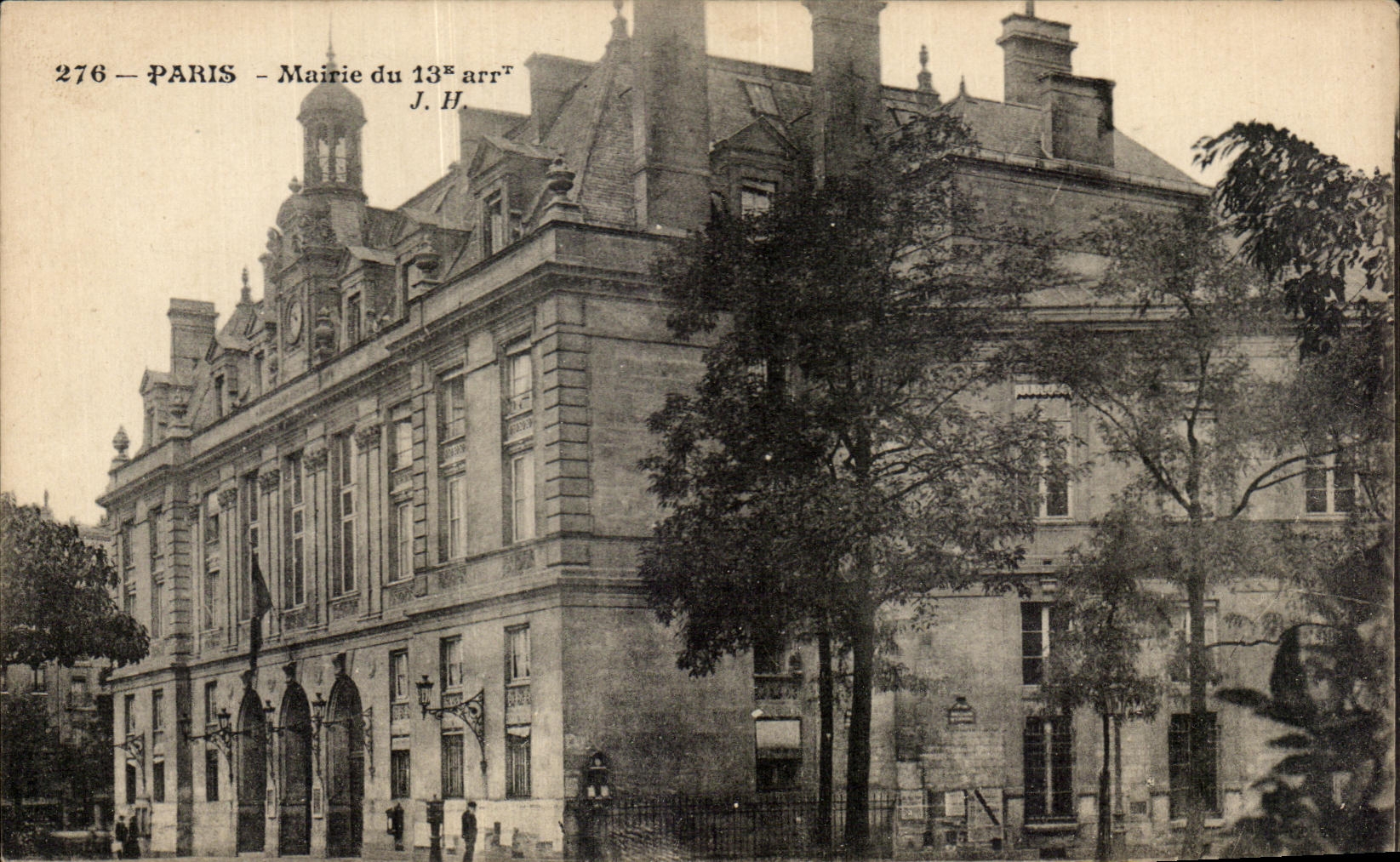 CPA Paris Town hall of the 13 arr