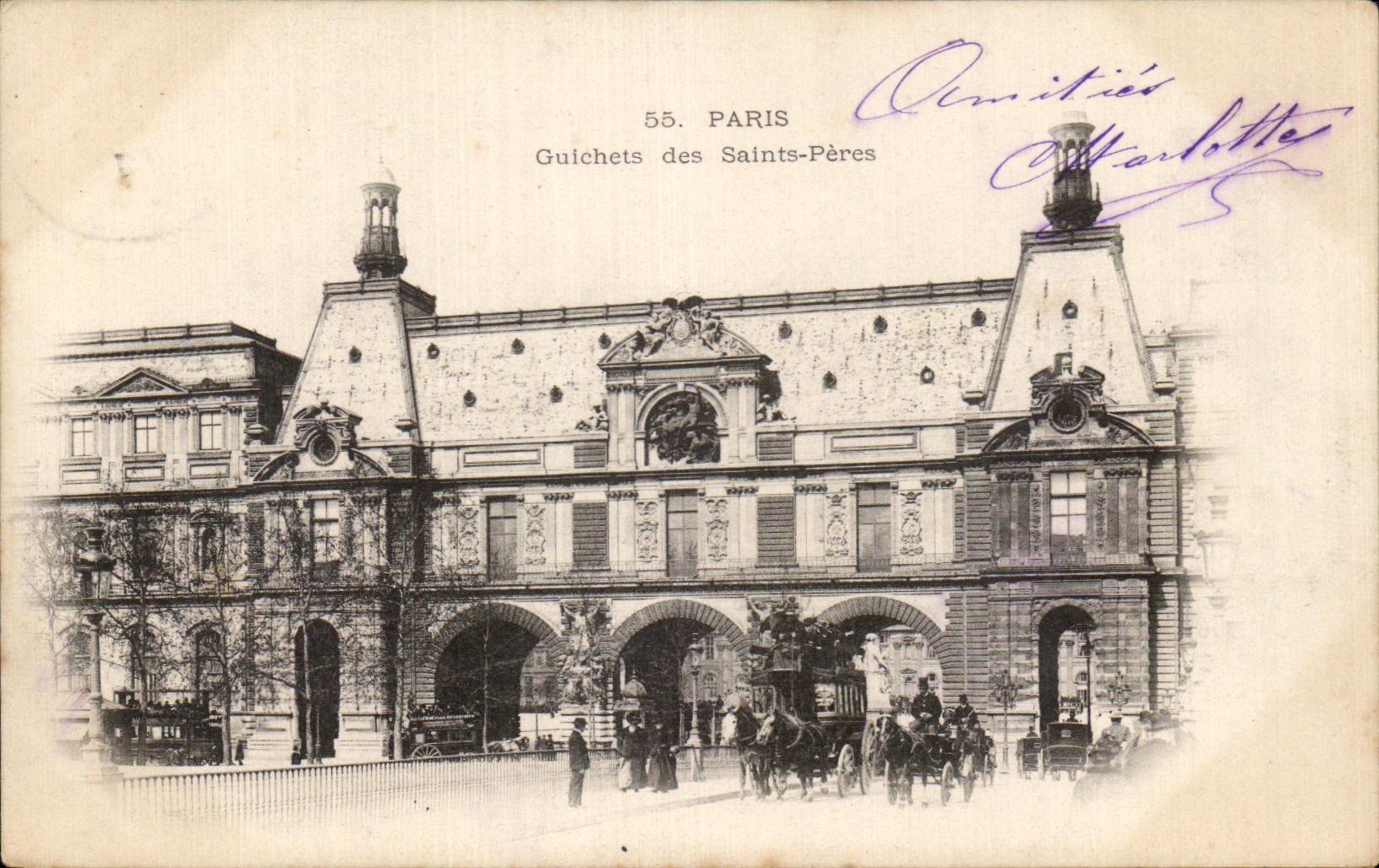 CPA Paris Guichets des Saint Peres