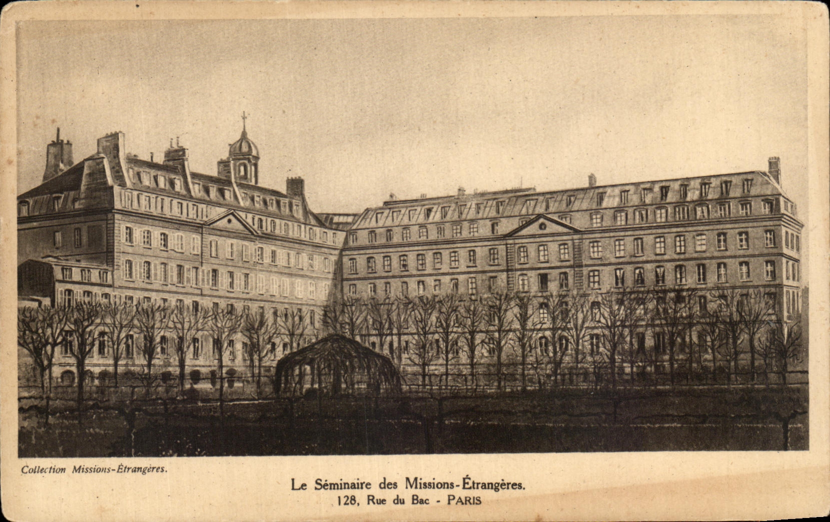 CPA Le Seminaire des Missions Etrengeres 128 Rue du Bac Paris
