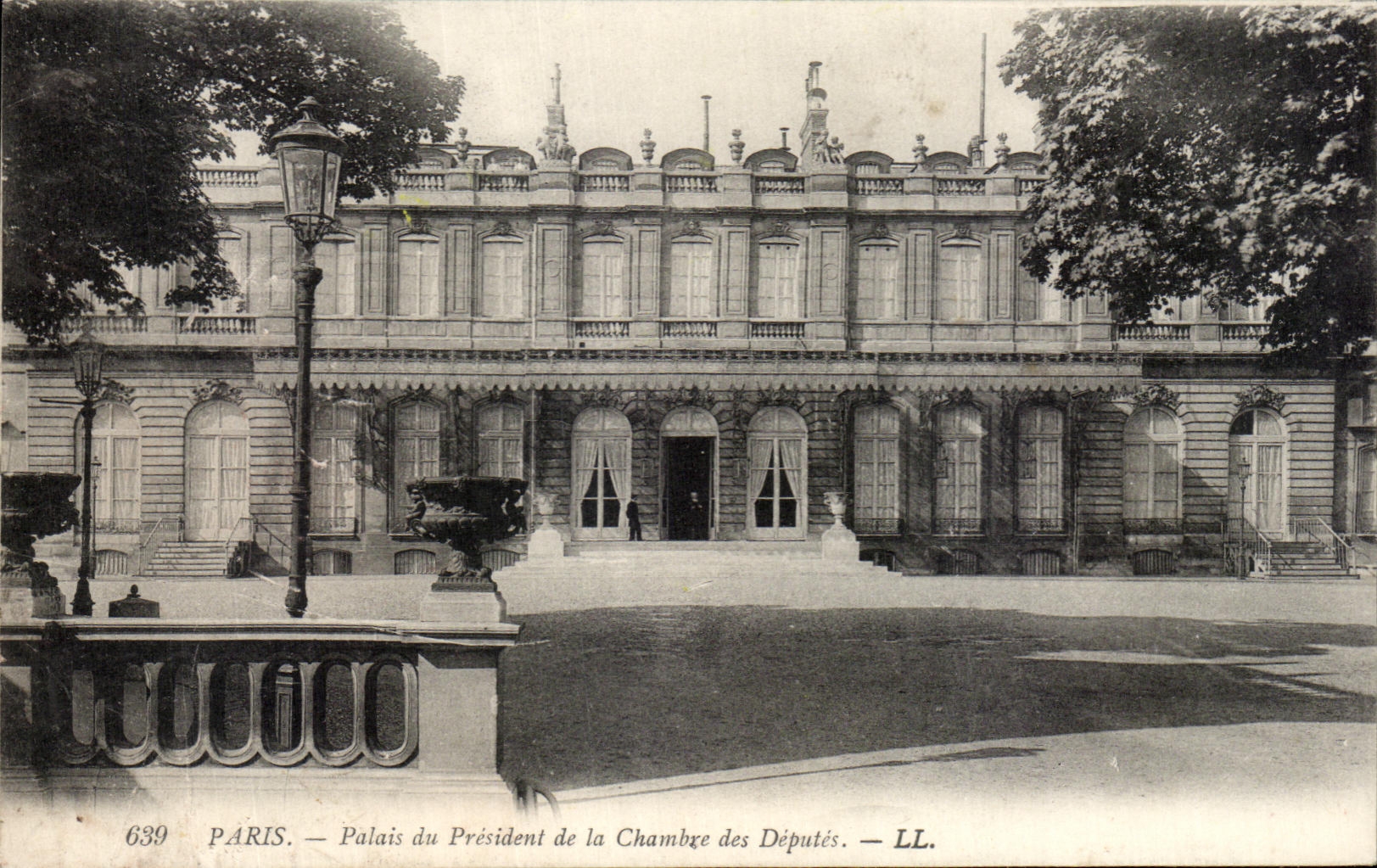 CPA Paris Palais du President de la Chambre des Deputes