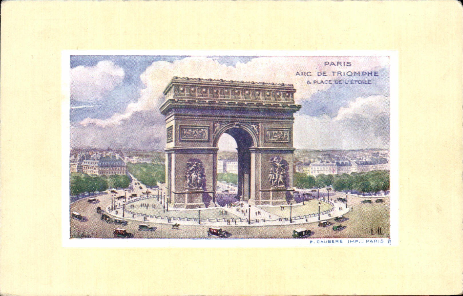 CPA Paris Arc de Triomphe   Place De L Etoile