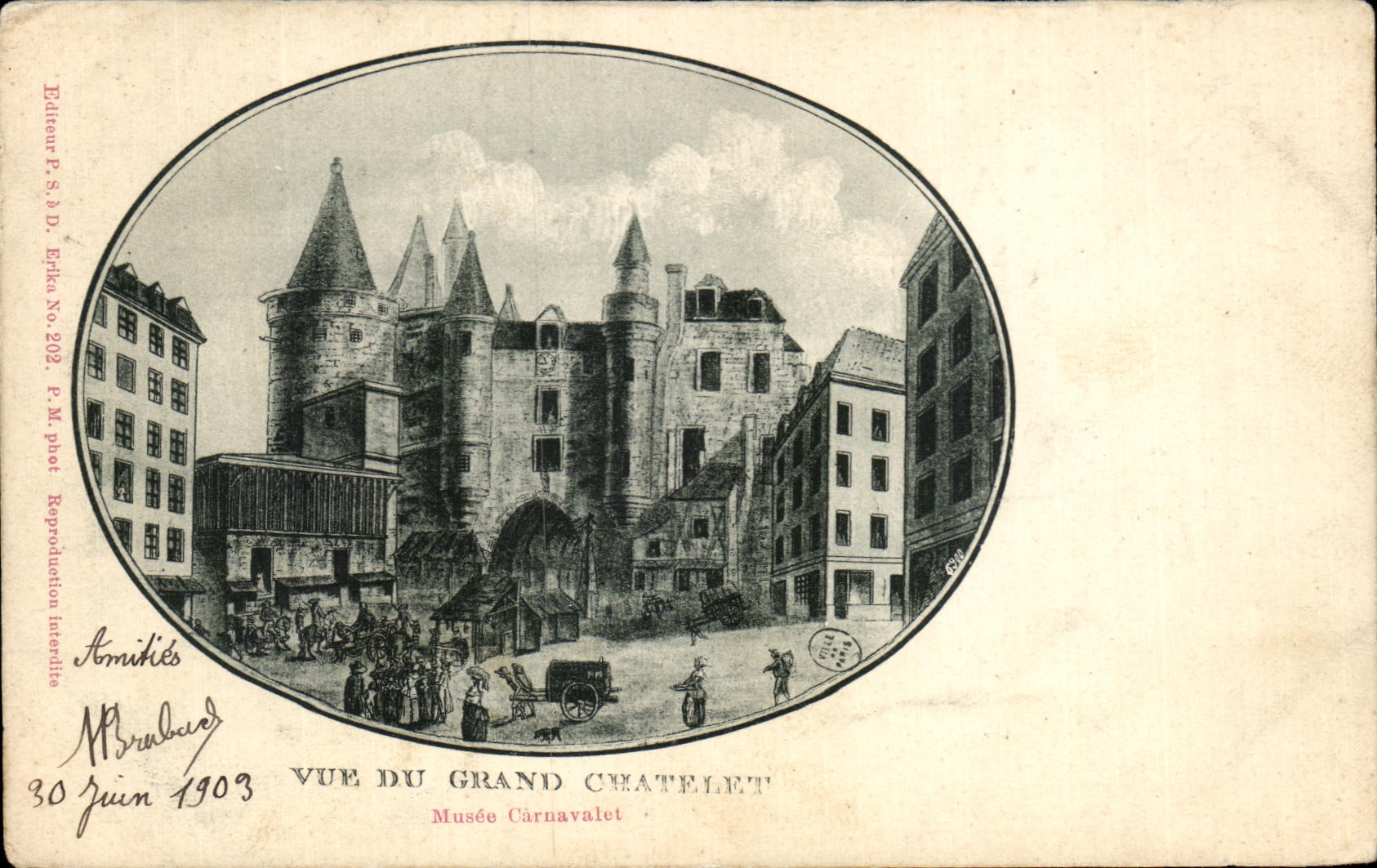 CPA Vue Du Grand Chatelet Musee Carnavalet