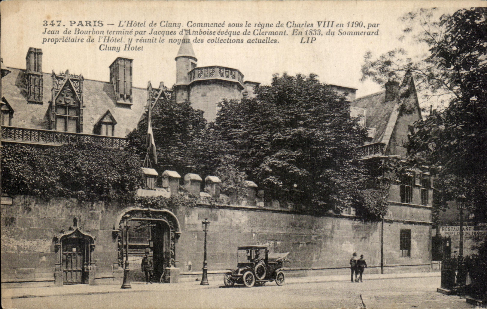 CPA Paris L Hotel de Cluny 