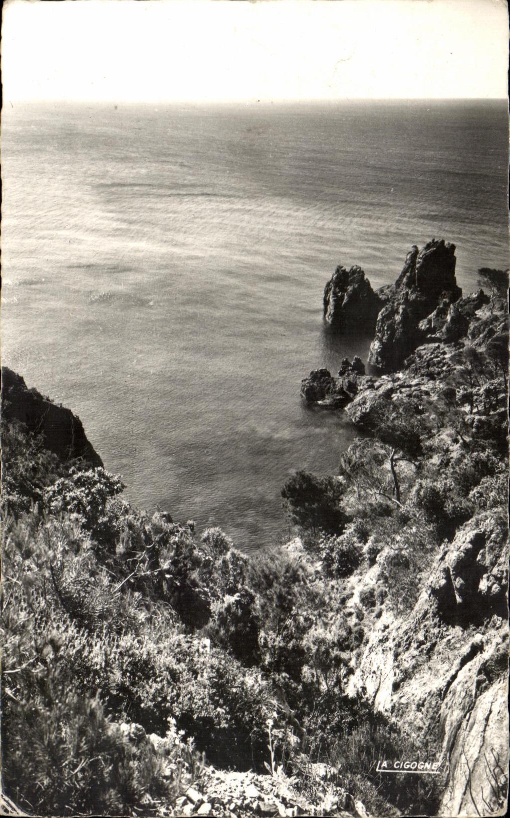 CPA La Corniche D Or La Cote Rocheuse