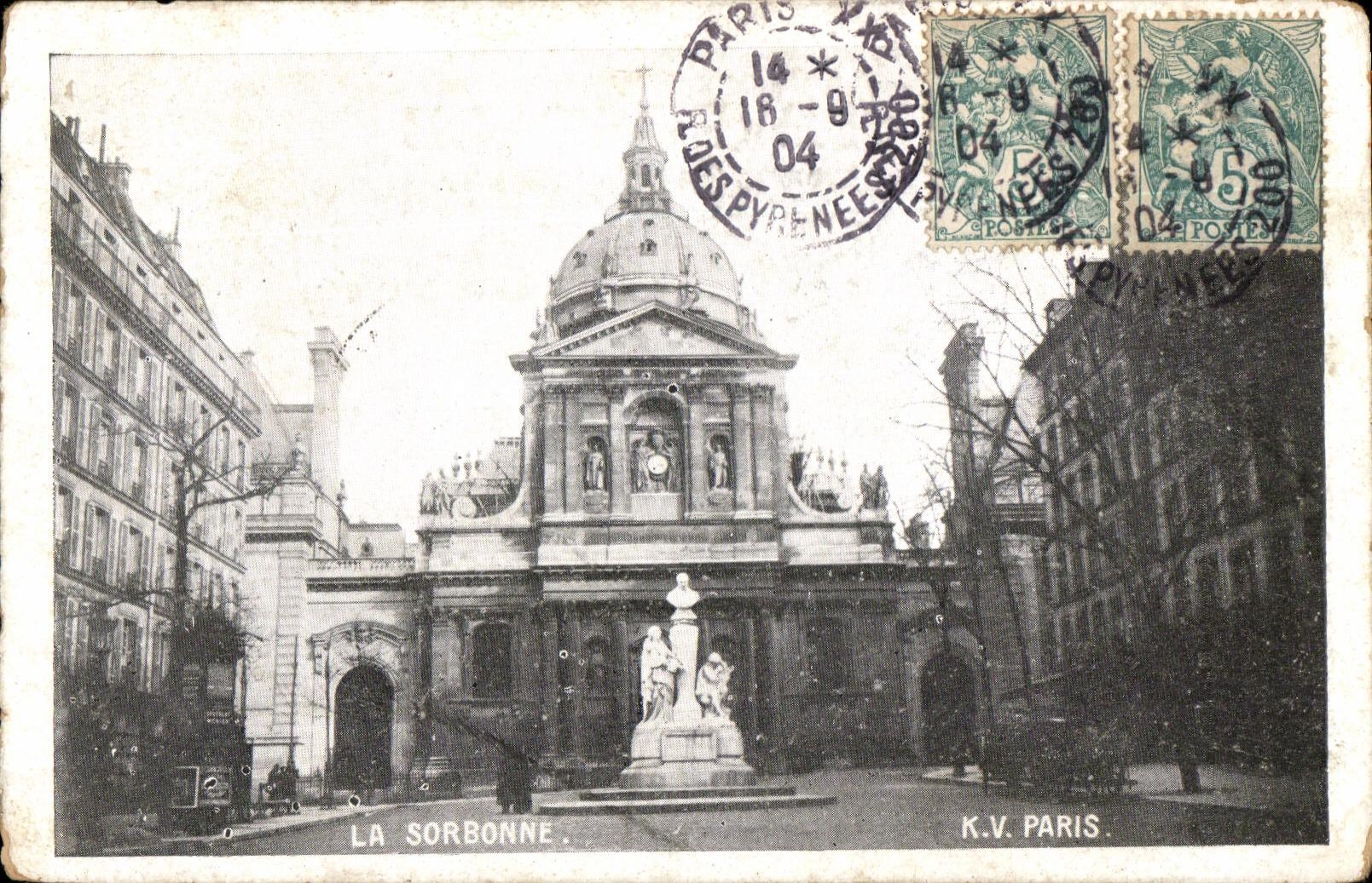 CPA La Sorbonne K V Paris