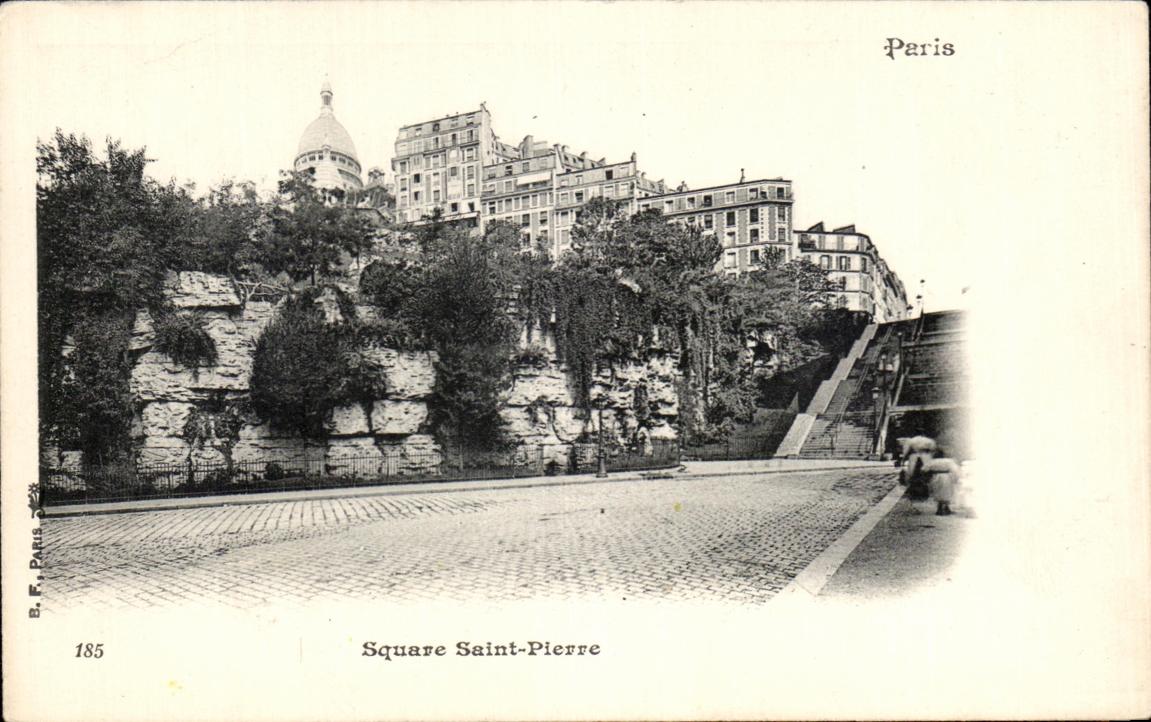 CPA Paris Square Saint Pierre Sacre Coeur montmartre 