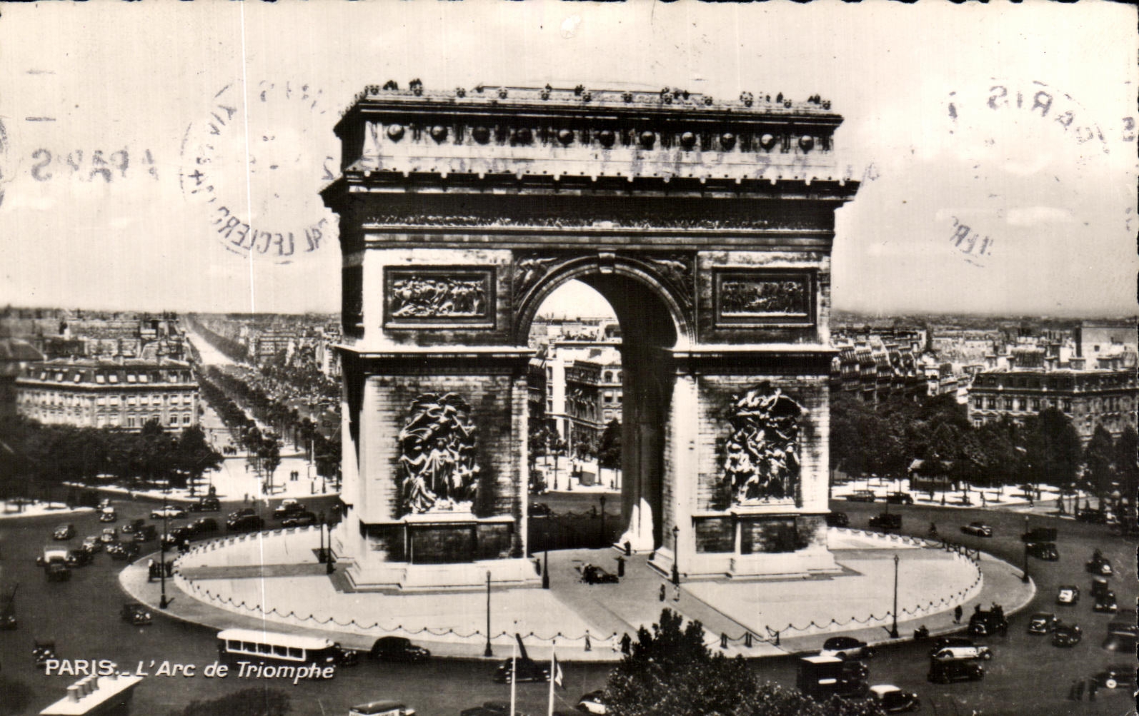 CPSM Paris L Arc de Triomphe