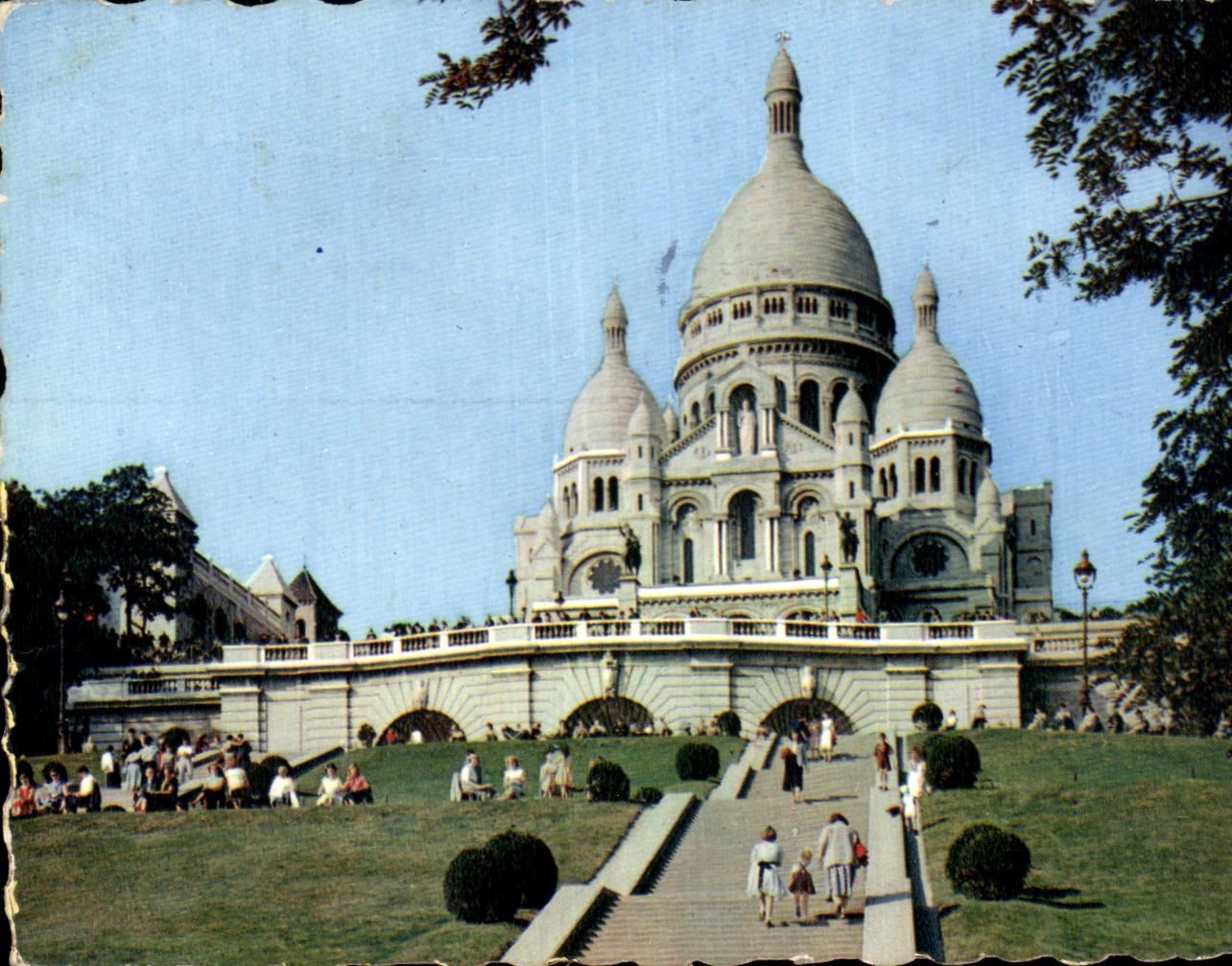 CPA Paris Basilique du Sacre Coeur Montmartre